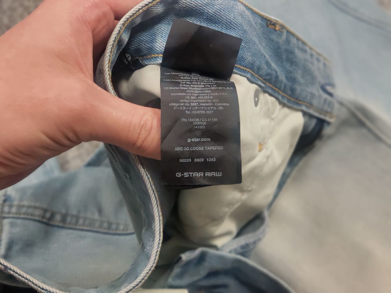 G-Star G Star Vintage Arc 3d loose tapered Jeans le grand bleu Y2K Size US 32 / EU 48 - 19 Thumbnail