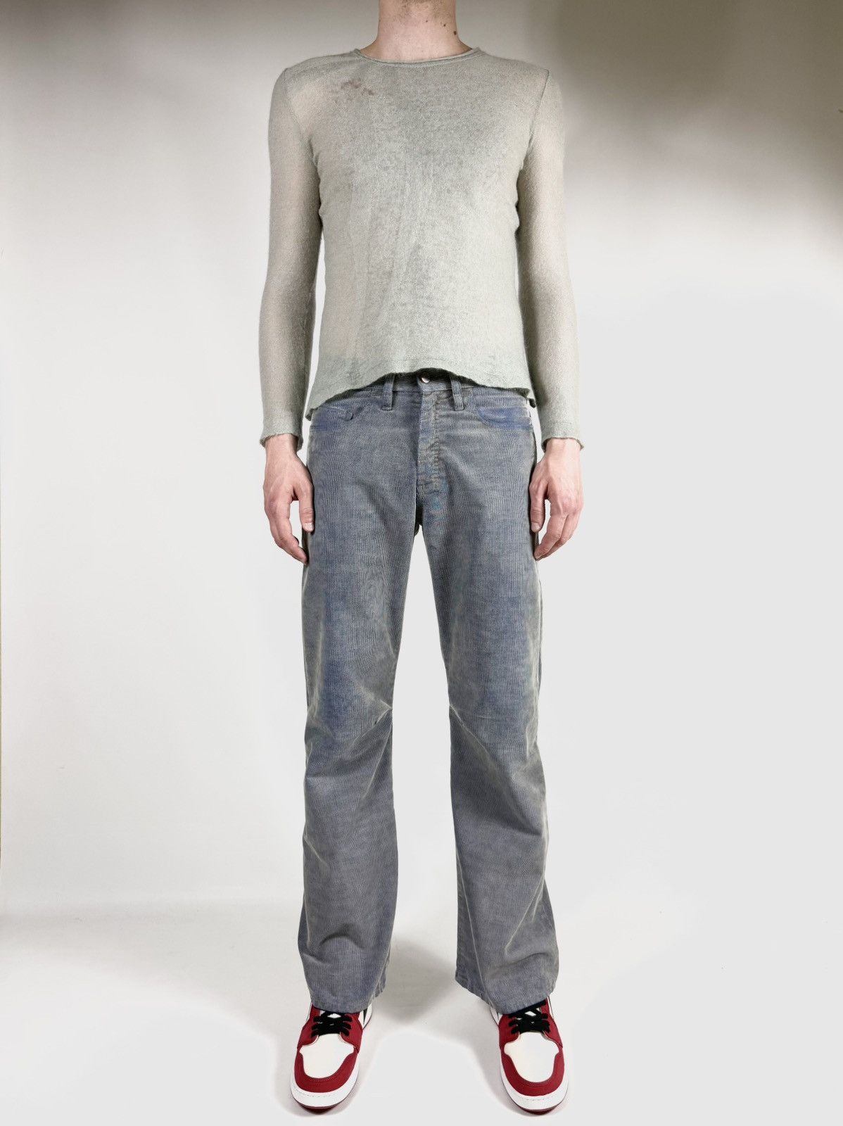 Edwin Edwin Corduroy Striped Flared Pants Size US 32 / EU 48 - 4 Thumbnail
