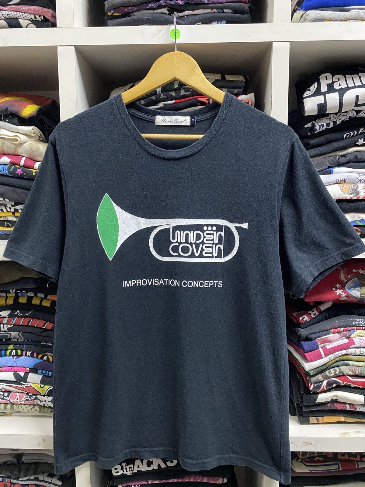 Undercover 2000s Undercover “Improvisation Concepts” Music T-Shirt Size US M / EU 48-50 / 2 - 2 Thumbnail