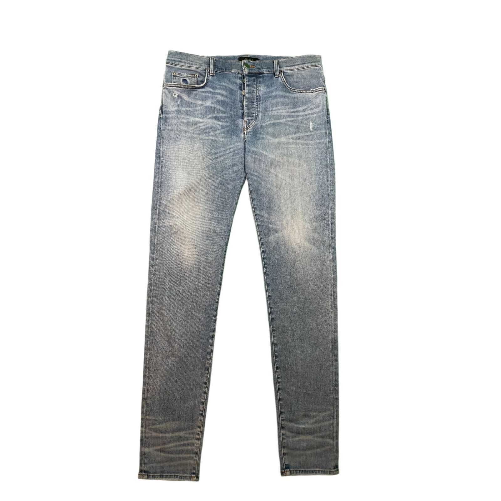 Amiri Amiri Thrasher Light Wash Blue Jeans Size US 36 / EU 52 - 1 Thumbnail