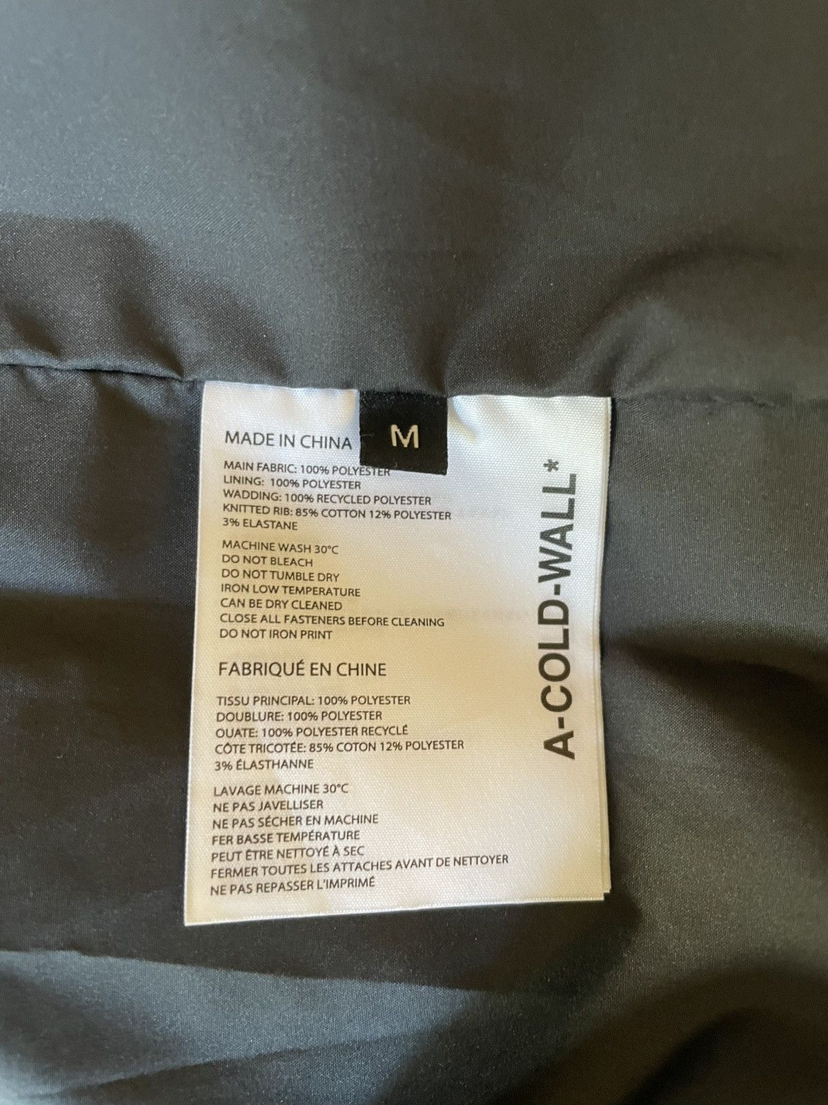 A-COLD-WALL* Asymmetrical Bomber Jacket Size US M / EU 48-50 / 2 - 4 Thumbnail