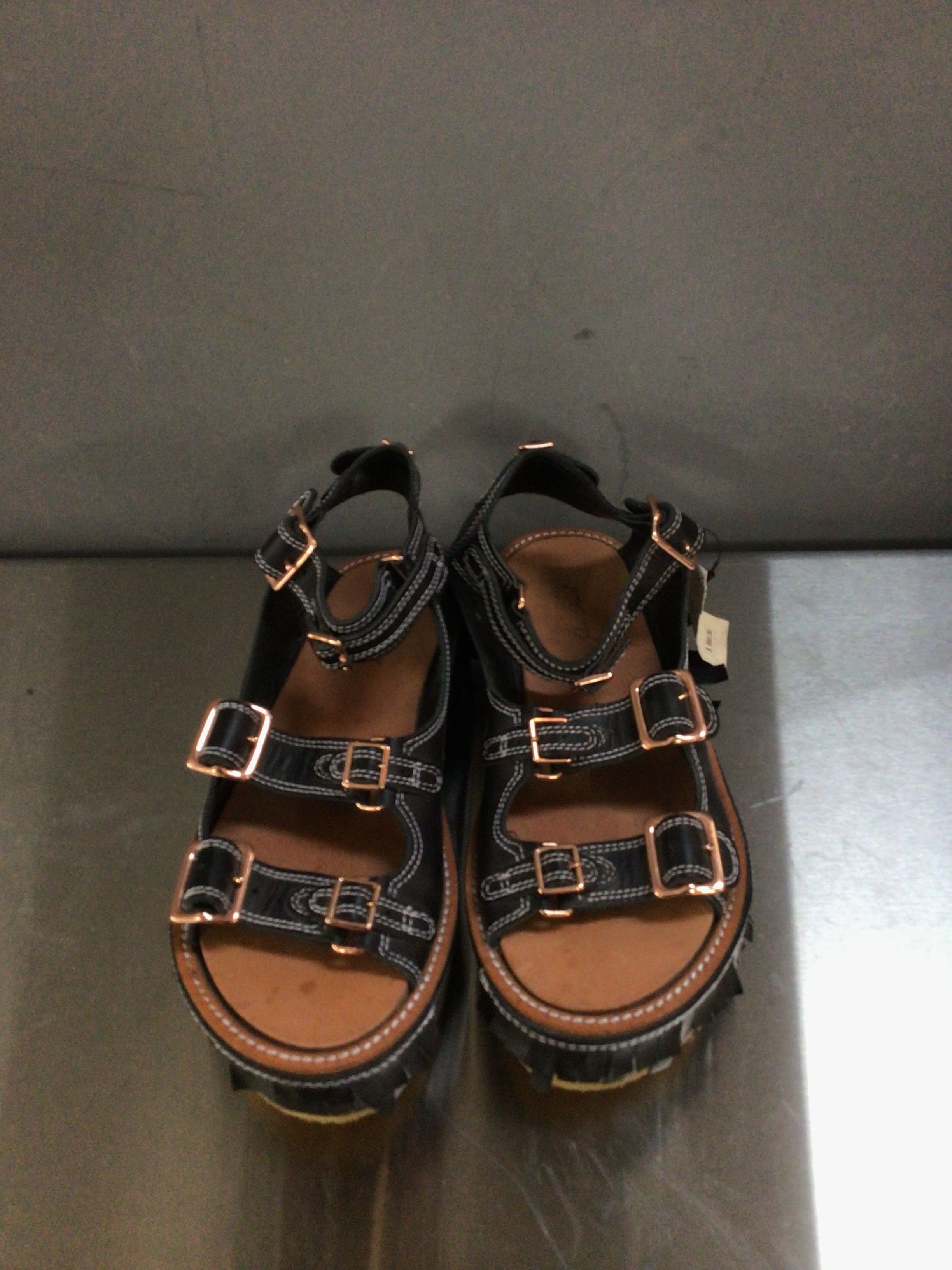 JULIEN DAVID Julien David Black Sandals Size US 6 / IT 36 - 2 Thumbnail
