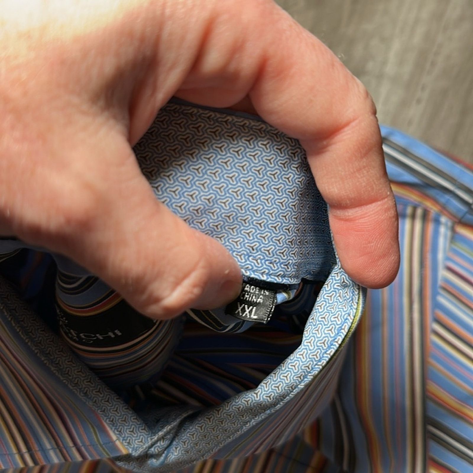 BUGATCHI Bugatchi Uomo Striped Long Sleeve Button Down - 2XL Size US XXL / EU 58 / 5 - 7 Thumbnail