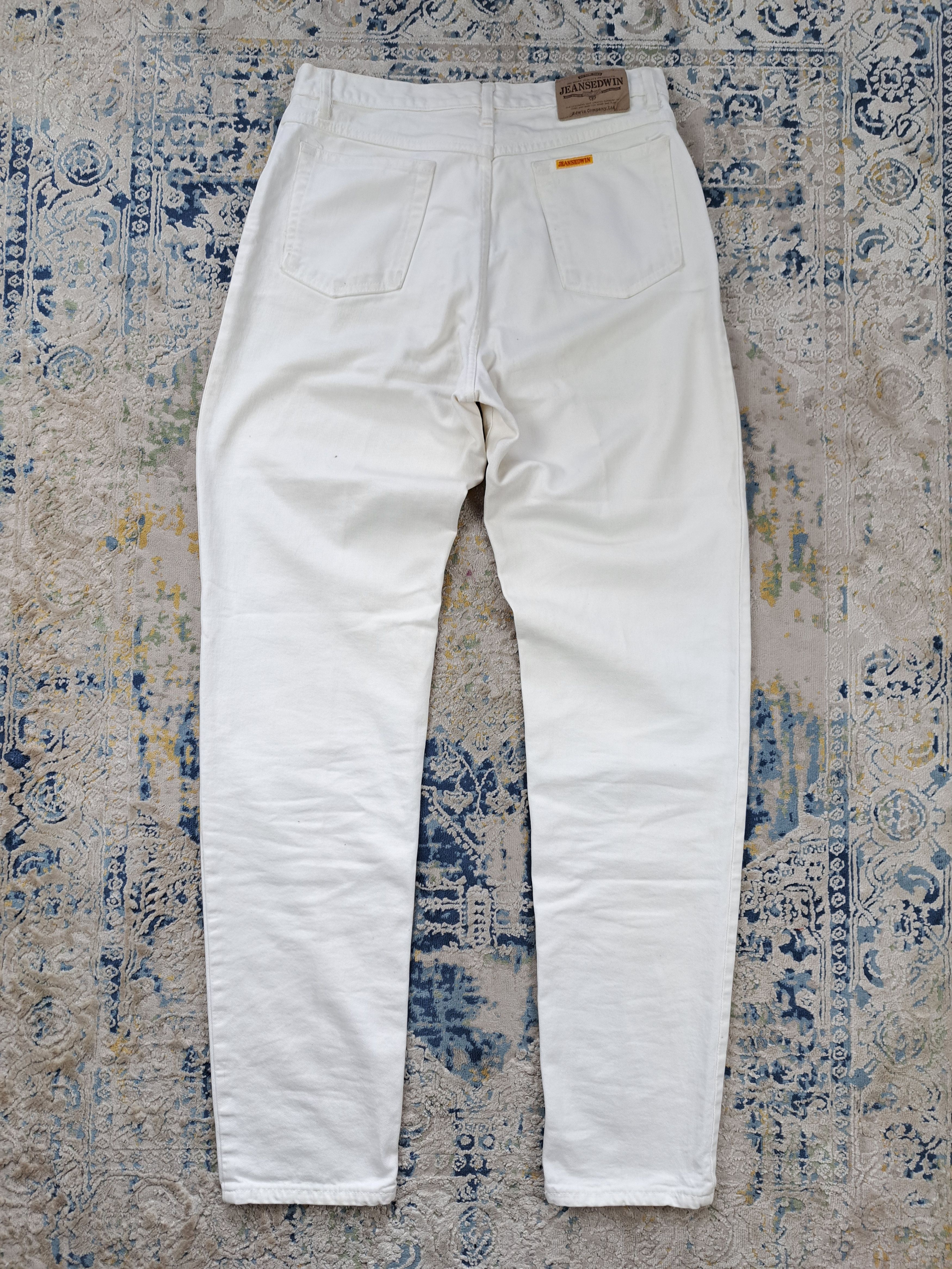 Edwin Vintage 90s Edwin Made in Japan White Denim Straight Pants Size US 32 / EU 48 - 1 Thumbnail