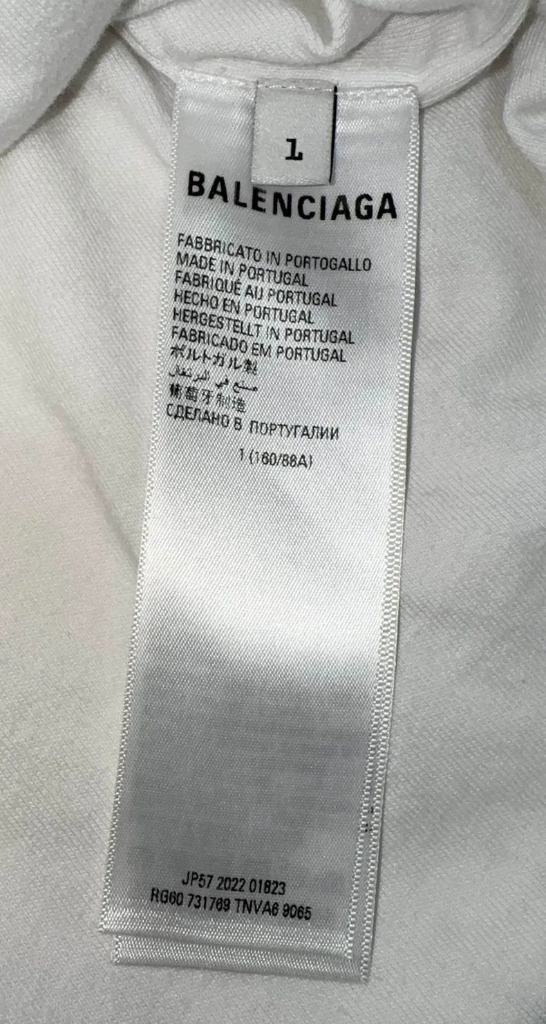 Balenciaga Balenciaga Logo monogram embroidered short-sleeved T-shirt Size US S / EU 44-46 / 1 - 4 Thumbnail