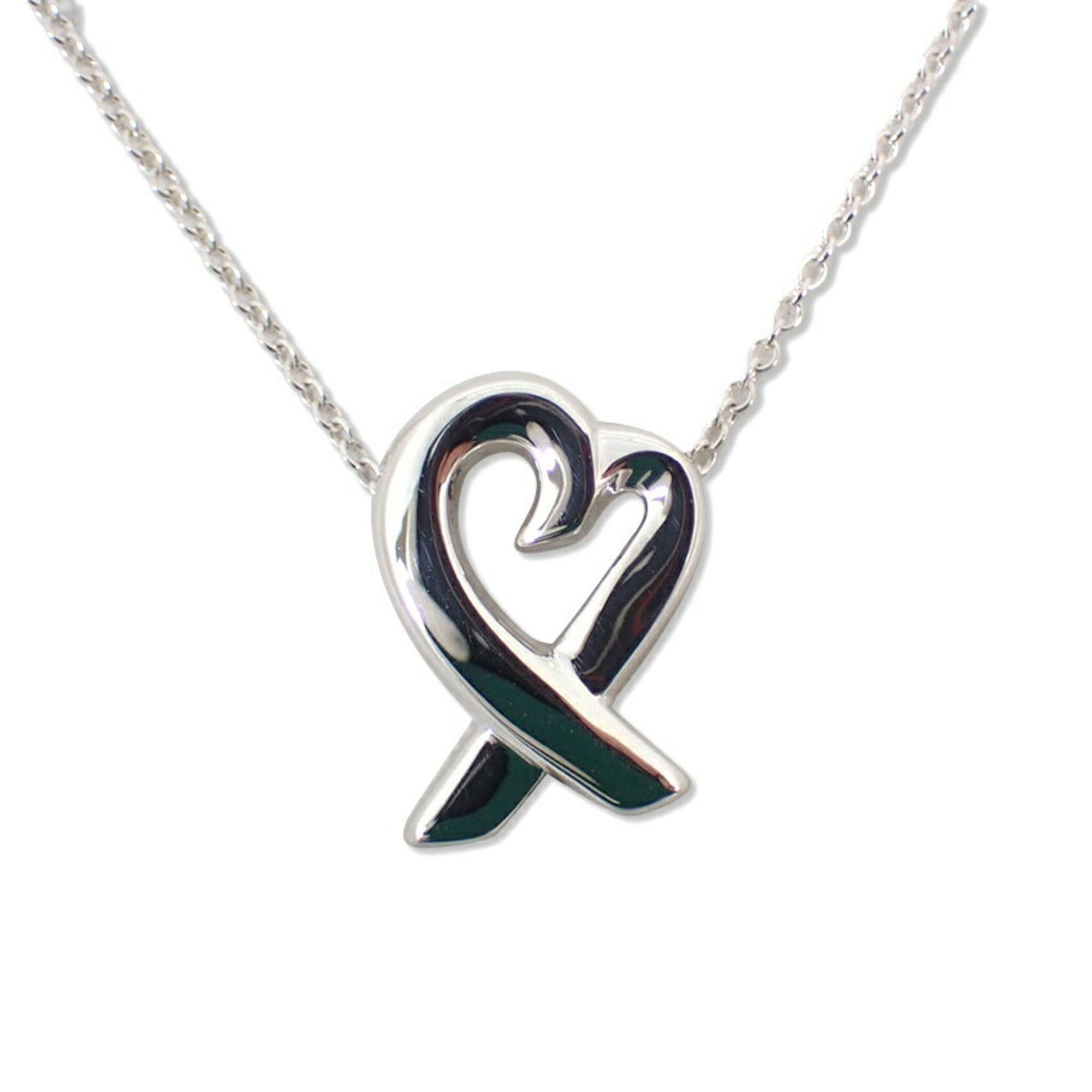 Tiffany & Co. TIFFANY 925 Loving Heart Pendant Necklace Size ONE SIZE - 1 Thumbnail