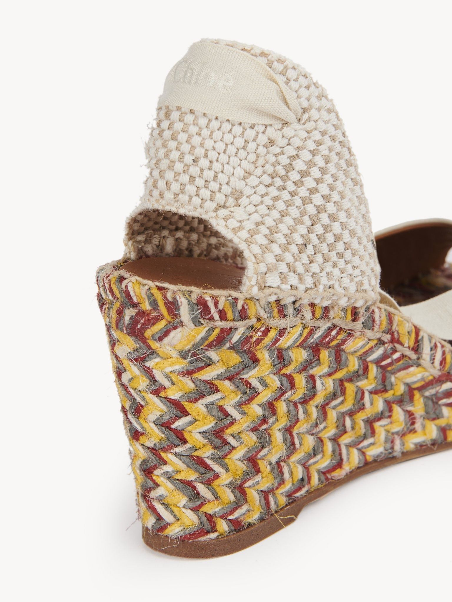 Chloe o1loc1c0325 CHC23 PiIa Espadrilla Sandals in Cream Size US 8 / IT 38 - 2 Thumbnail