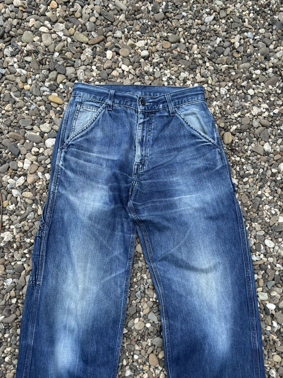 Levi's × Vintage Vintage Levis All Duty 1999 Carpenter Denim Pants Size US 30 / EU 46 - 3 Thumbnail