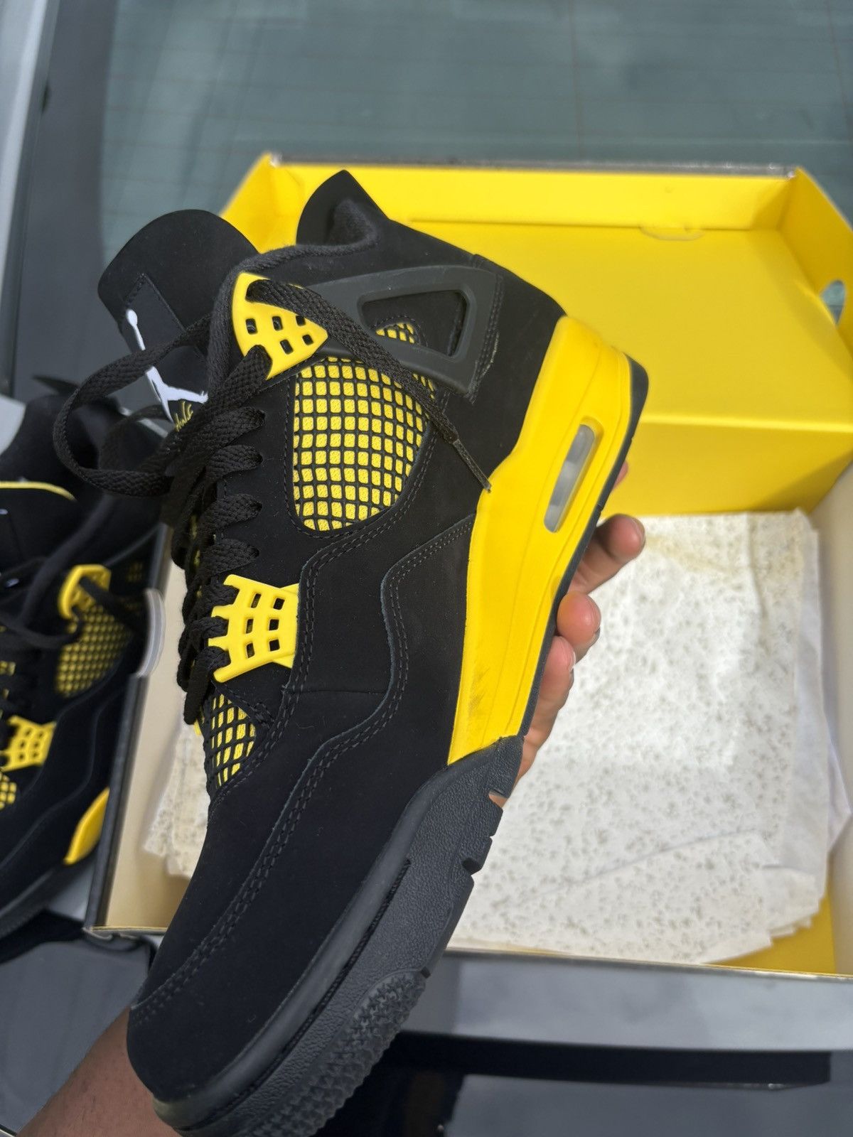 Jordan Brand Jordan 4 Retro Thunder (2023) Size US 10.5 / EU 43-44 - 7 Thumbnail
