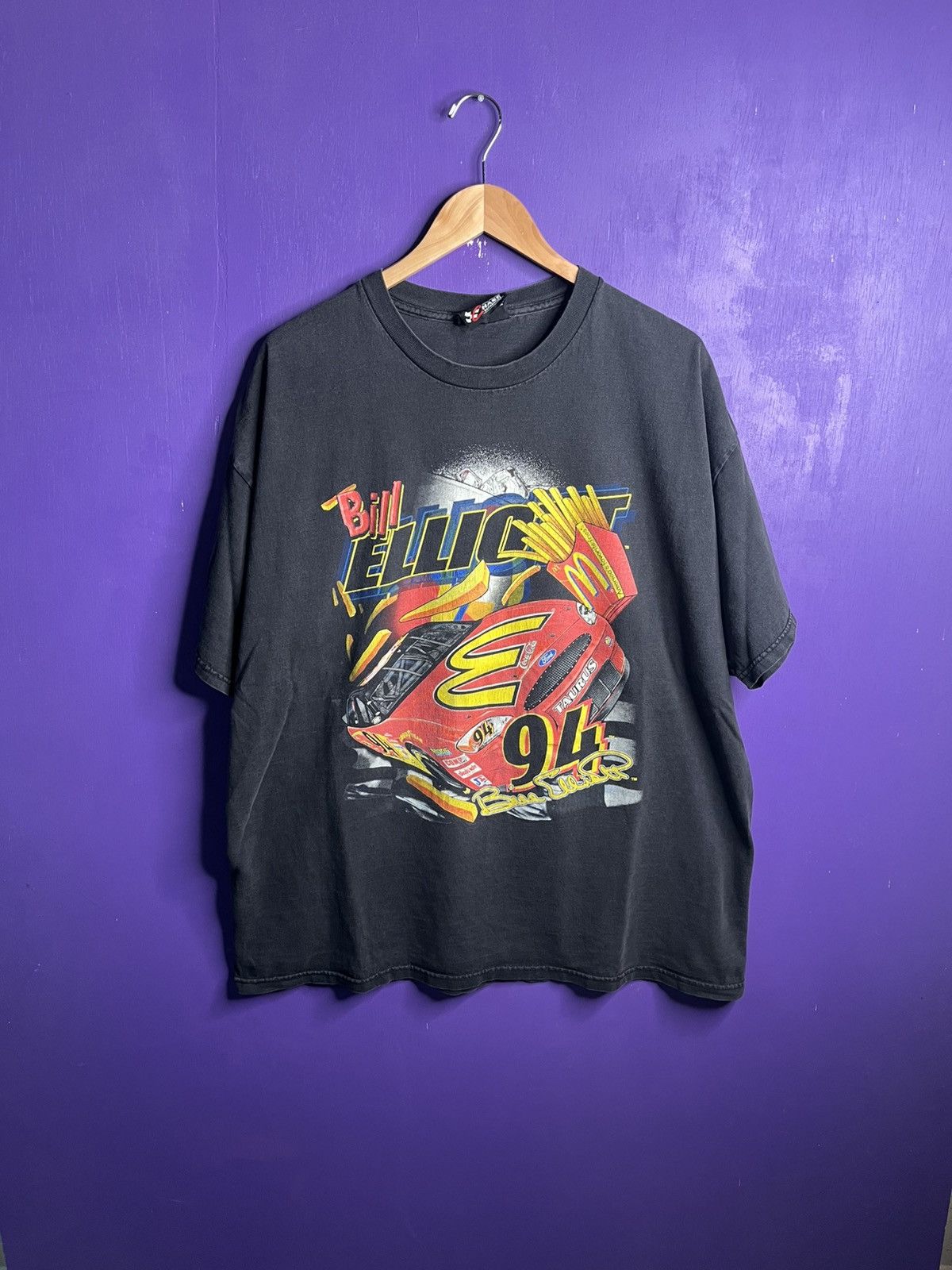 NASCAR × Vintage Vintage 90s NASCAR Bill Elliot McDonald’s t-shirt Size US XL / EU 56 / 4 - 1 Thumbnail