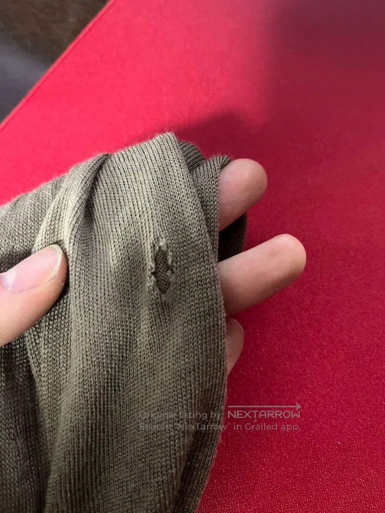 Other RICK OWENS Main line thin hooded long sweater, dust color Size S / US 4 / IT 40 - 6 Thumbnail
