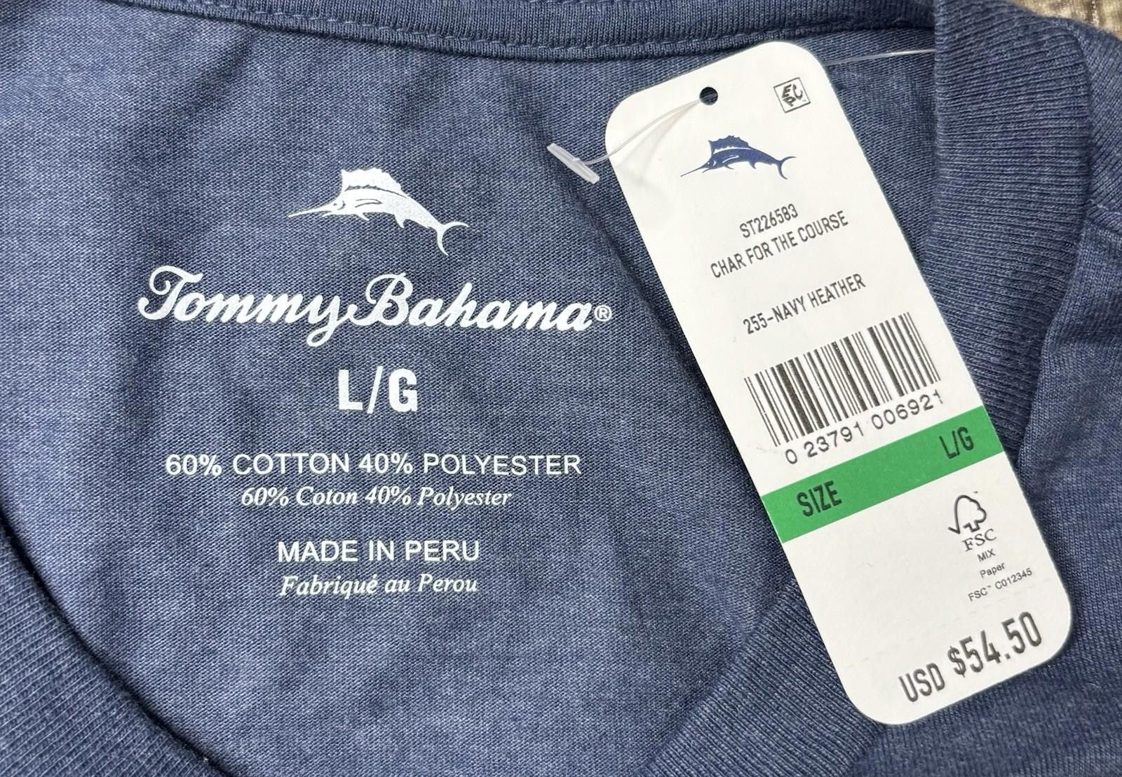 Tommy Bahama Tommy Bahama T-Shirt Mens Large Char For The Course $60 Size US S / EU 44-46 / 1 - 2 Thumbnail