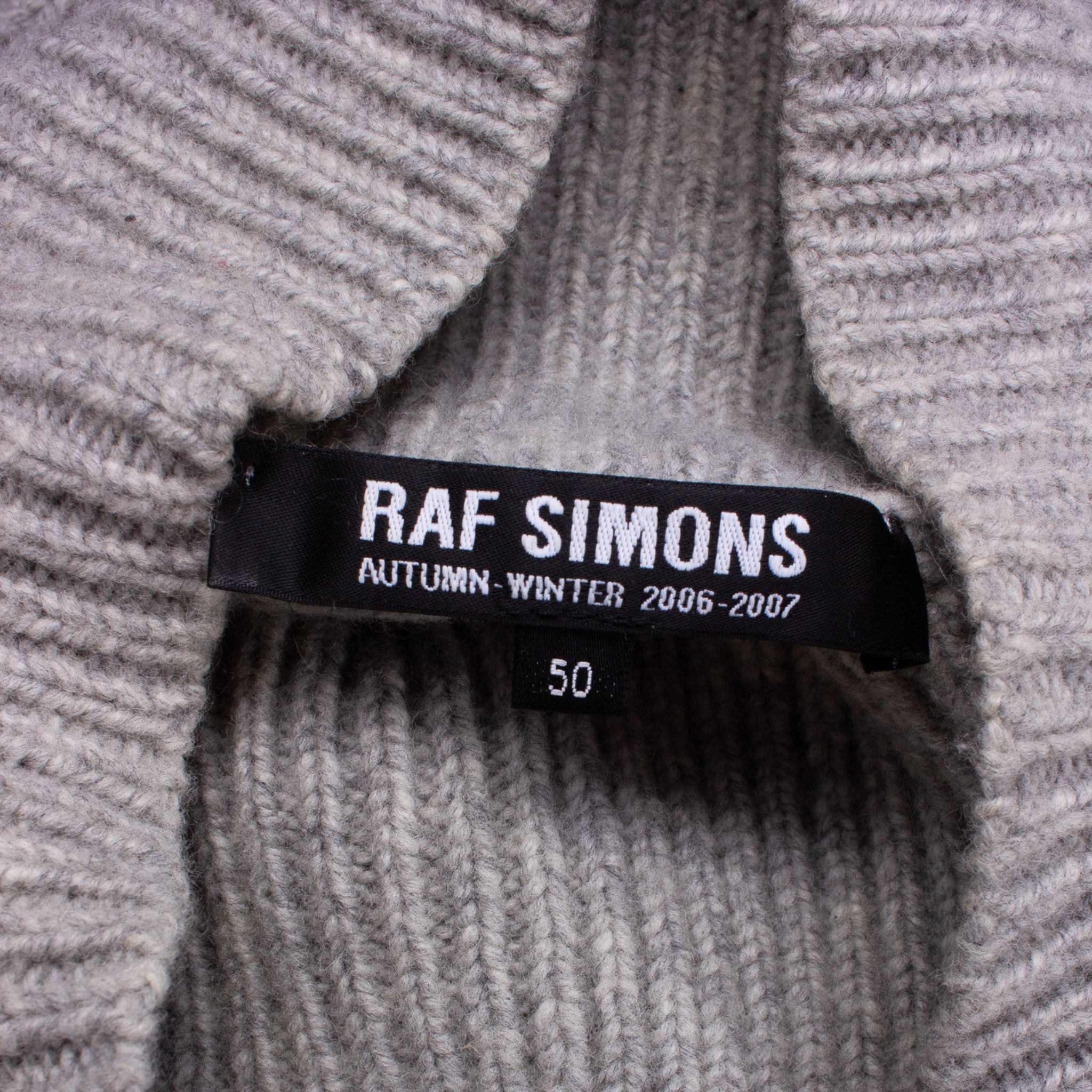 Raf Simons RAF SIMONS AW 06-07 Archive Grey Multi Cable Knit Sweater Size US M / EU 48-50 / 2 - 7 Thumbnail
