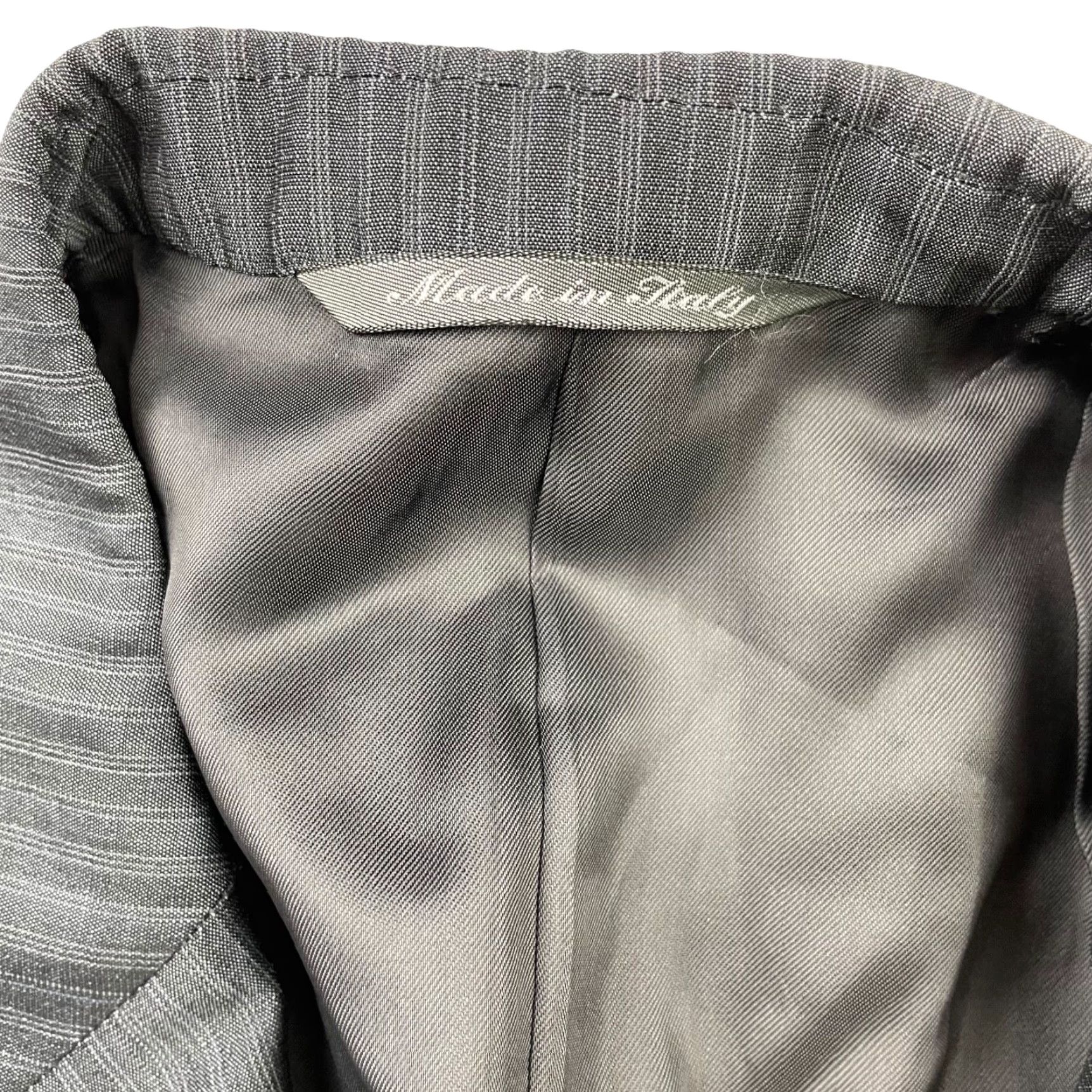 Canali NEW Canali Men's Blazer Wool/Mohair 2-Button Gray Iridescent Stripe Italy 40R Size 40R - 6 Thumbnail