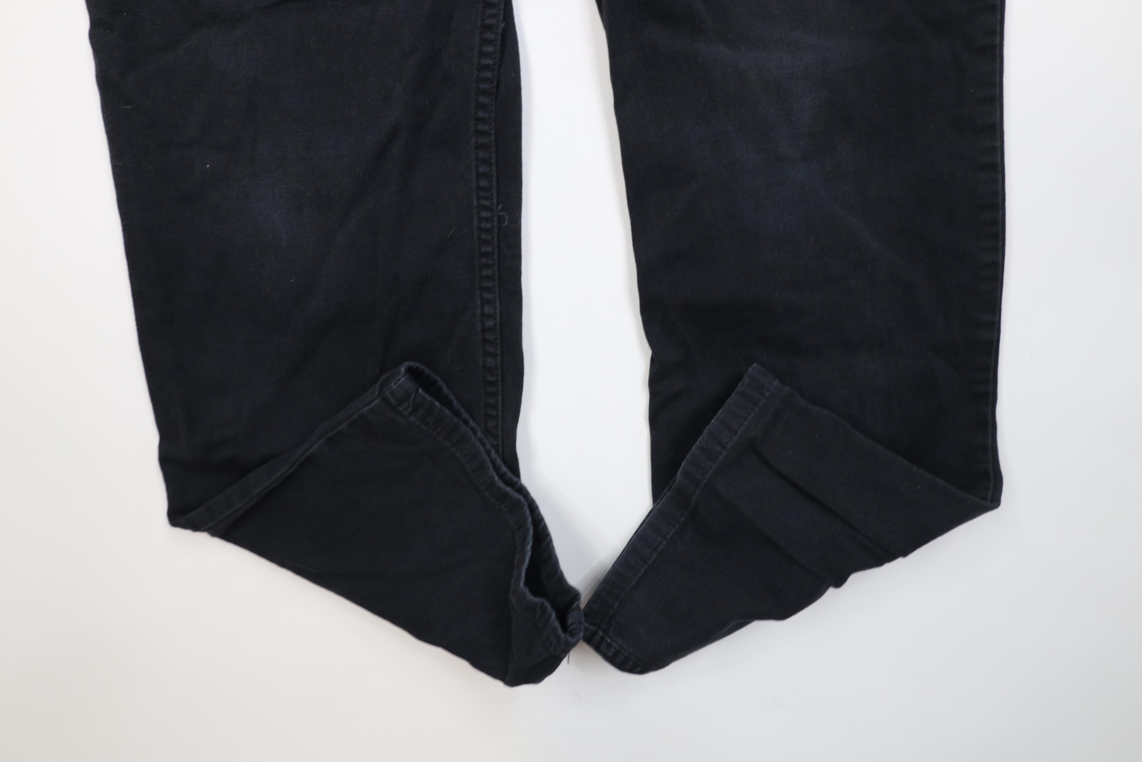 Carhartt Vintage Y2K Carhartt Relaxed Fit Stretch Canvas Pants Black Size US 33 - 5 Thumbnail