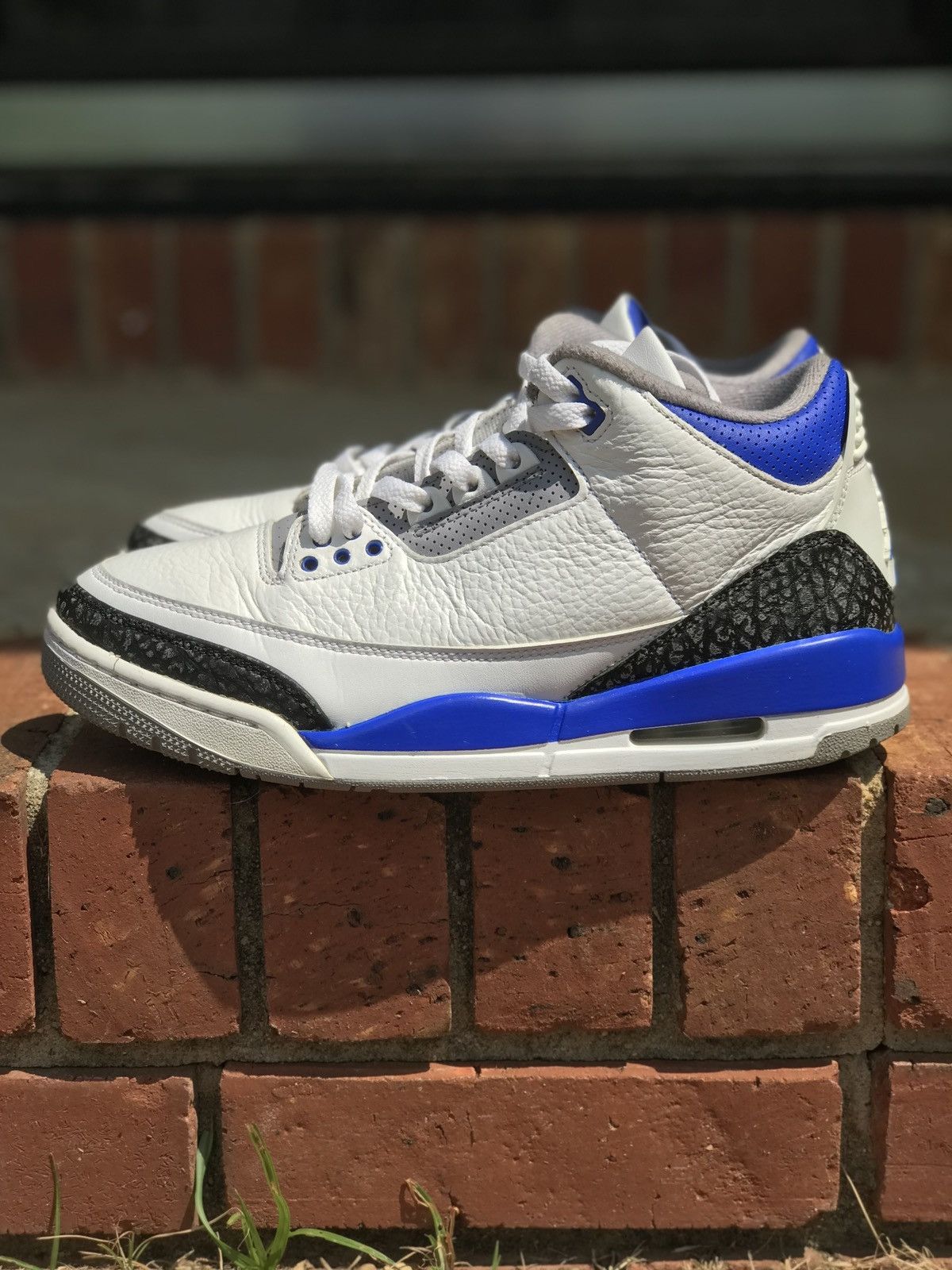 Jordan Brand Air Jordan Retro 3 Racer Blue Size 8.5 Size US 8.5 / EU 41-42 - 2 Thumbnail