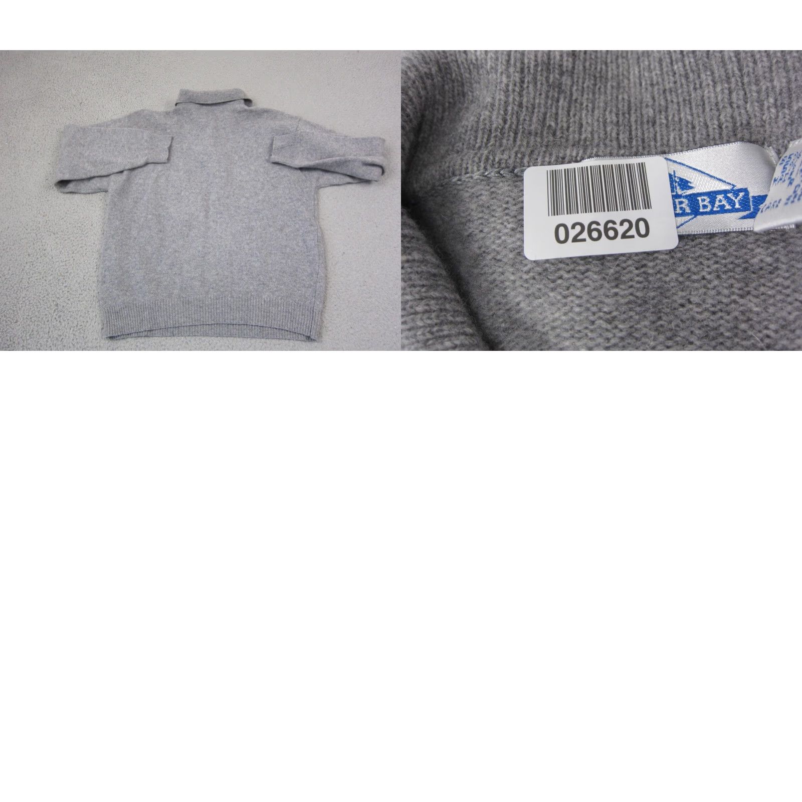 Vintage VINTAGE Traders Bay Sweater Men M Gray Wool Nylon Knit Collared 90s 80s Pullover Shirt? Size US M / EU 48-50 / 2 - 8 Thumbnail