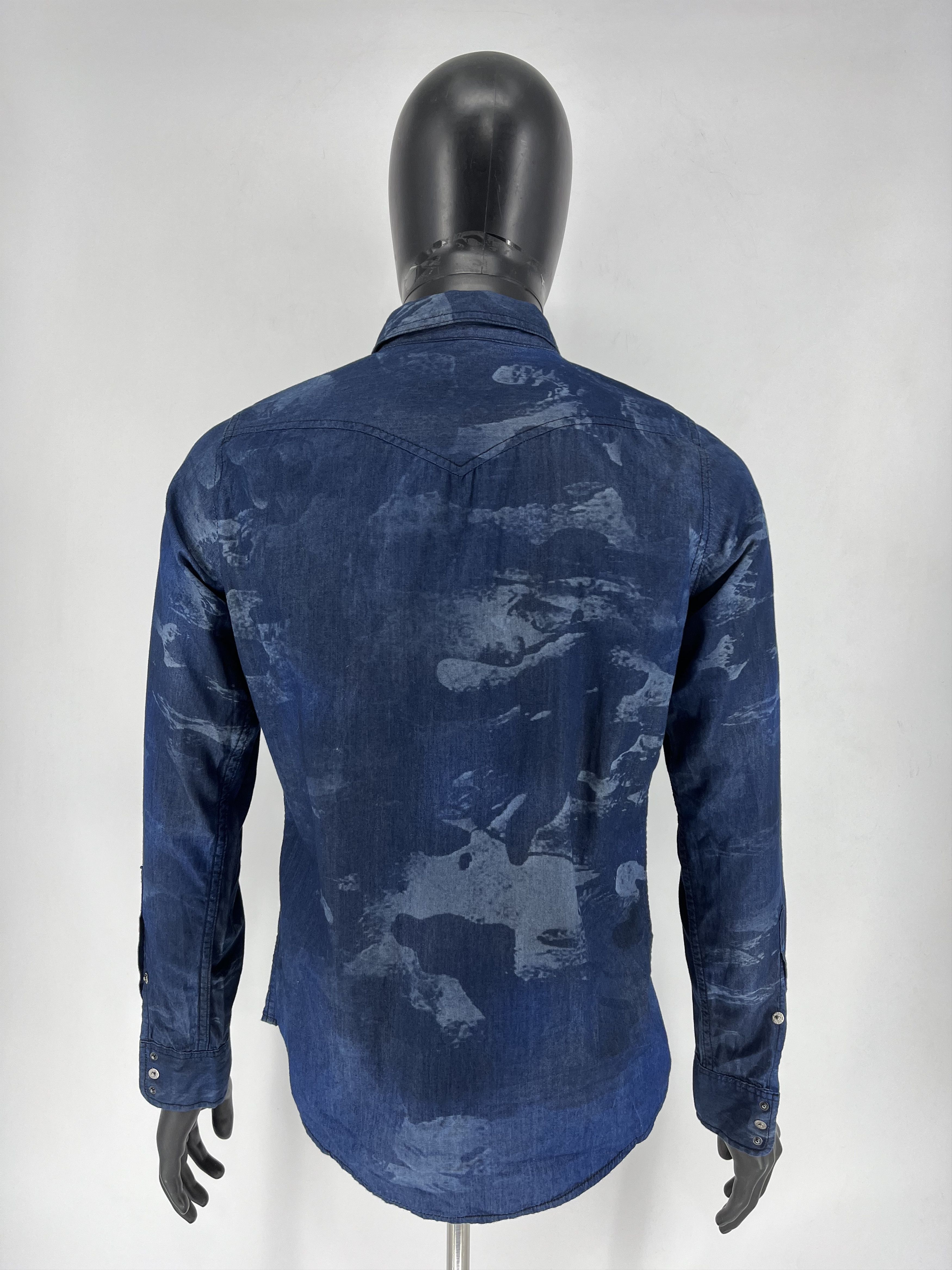 Diesel × Vintage Diesel Industry Pearl Snap Denim Long Sleeve Shirt Size M Size US M / EU 48-50 / 2 - 9 Thumbnail