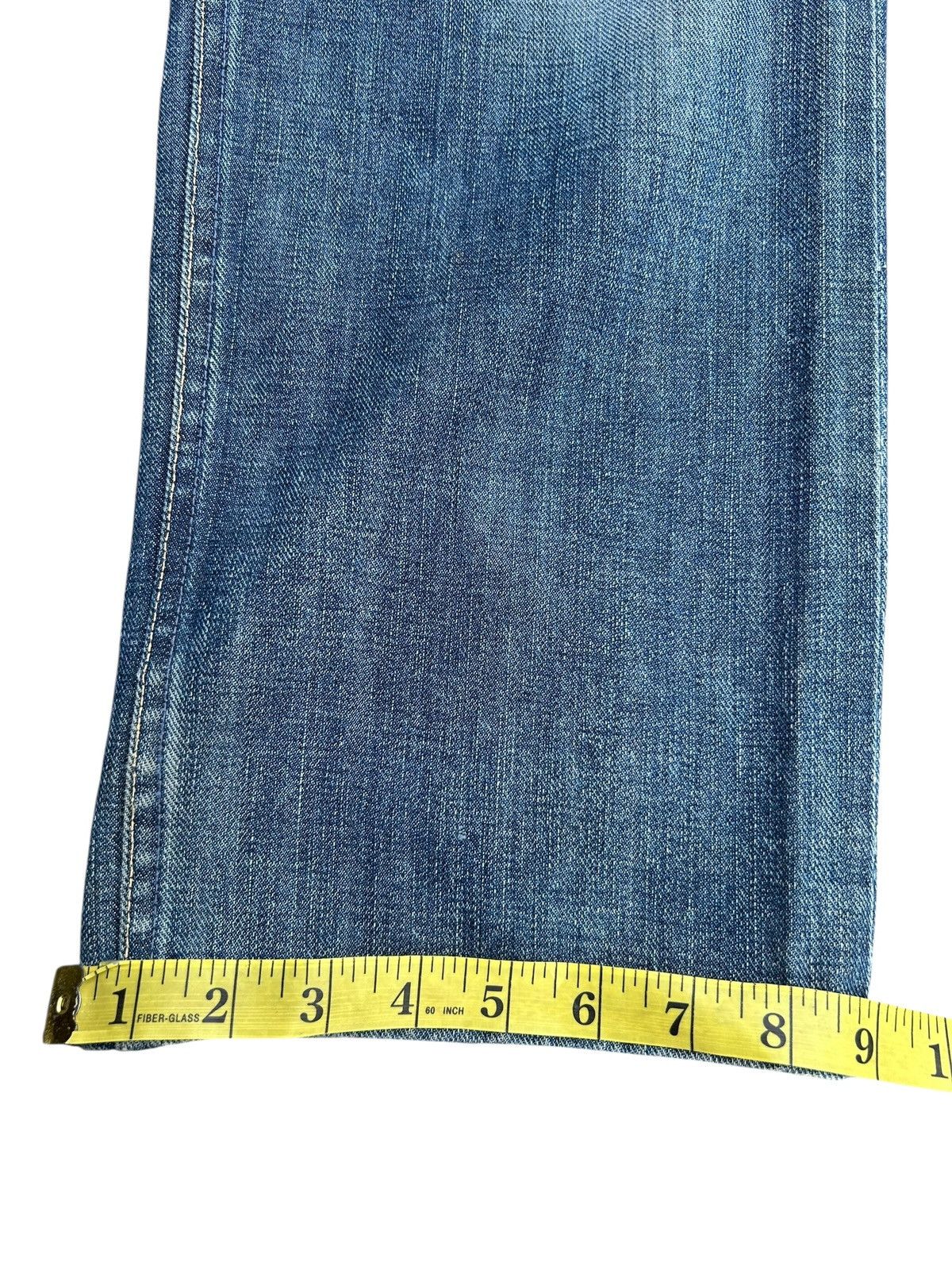 Kapital VINTAGE WRANGLER BLUE BELL SELVEDGE DISTRESSED DENIM JEANS Size US 31 - 21 Thumbnail