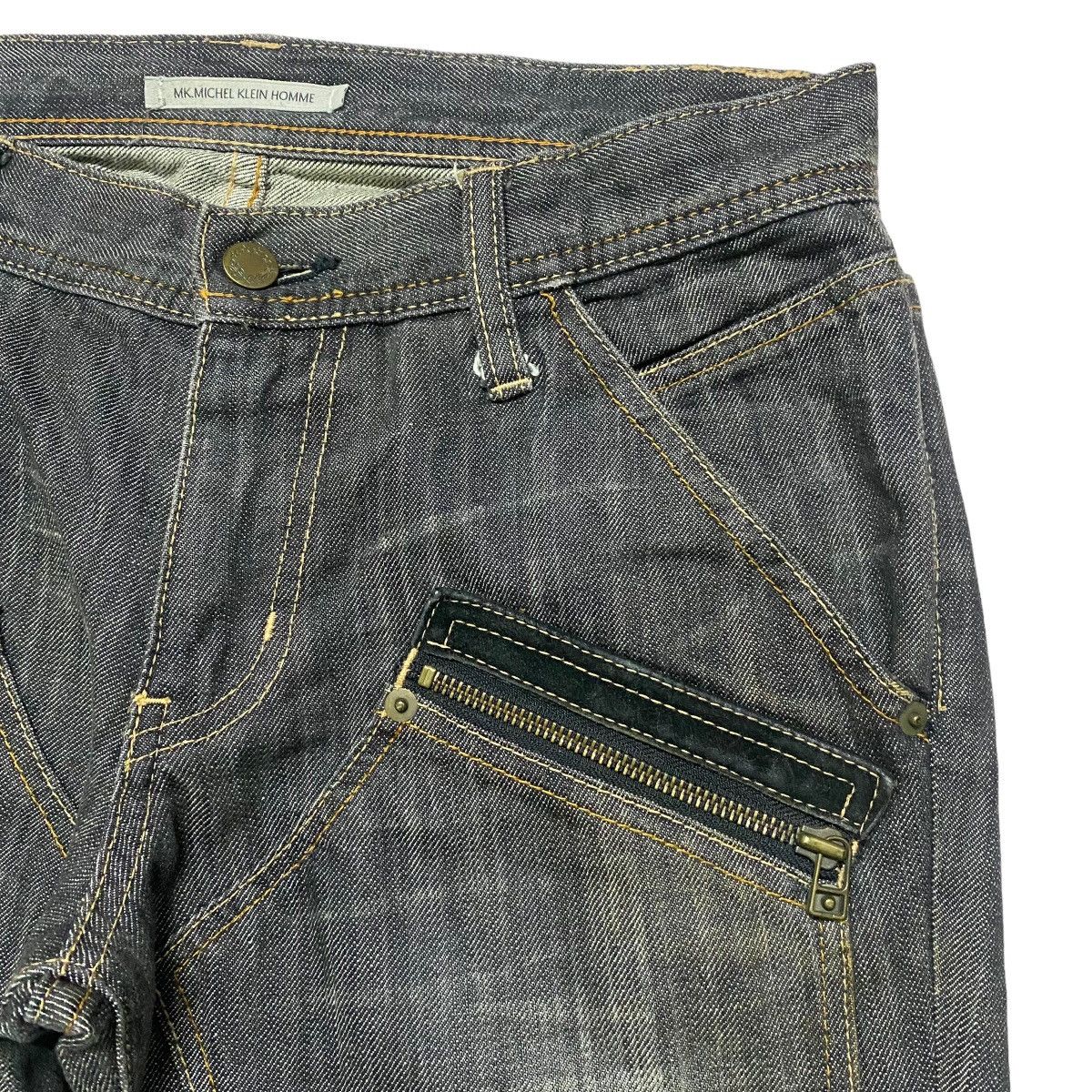 Michel Klein MK Michel Klein Homme Denim Flare Double knee Jeans Size US 30 / EU 46 - 5 Thumbnail