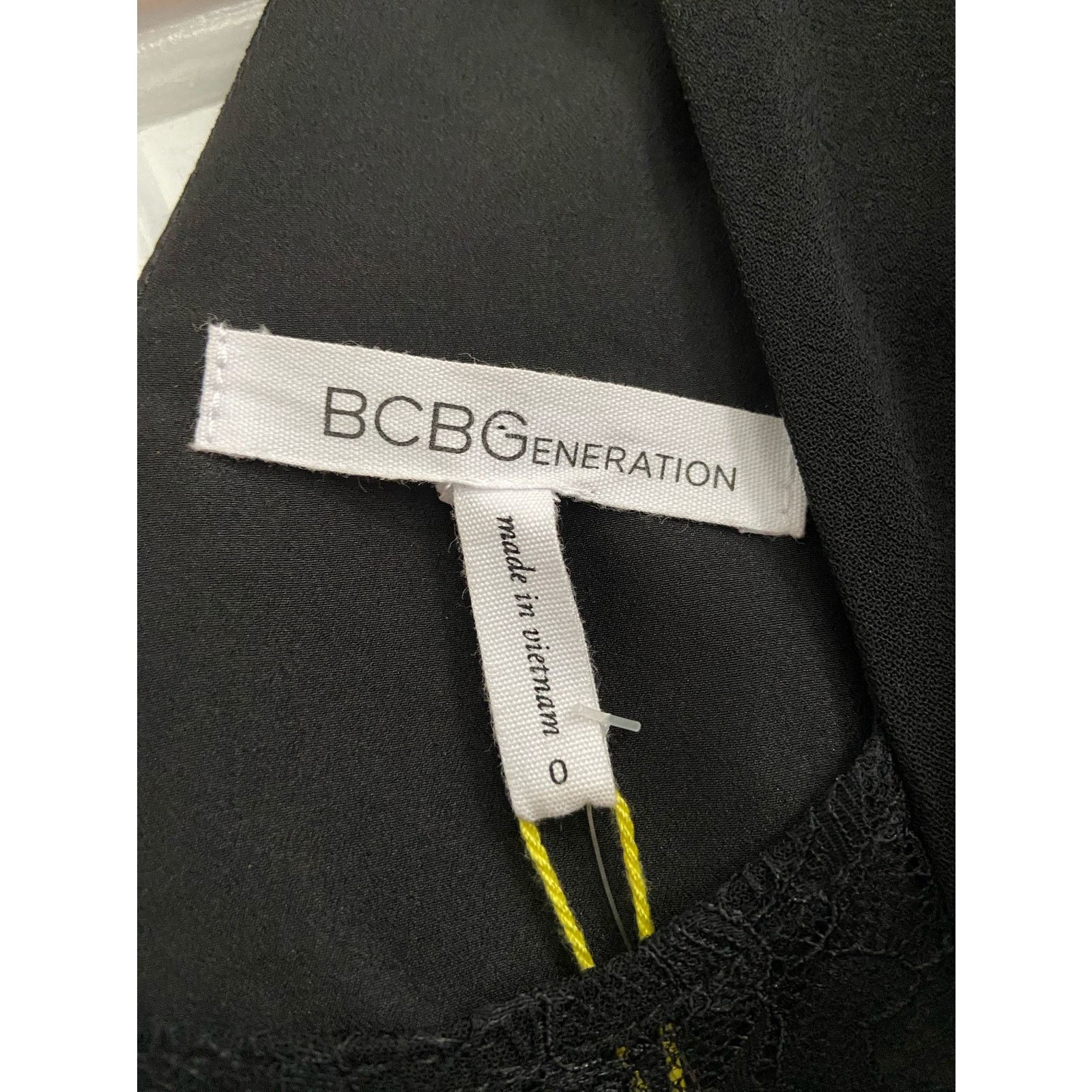 Bcbgmaxazria NWT BCBGeneration Lace Sleeveless Little Black Dress Size 0 Size XS / US 0-2 / IT 36-38 - 9 Thumbnail