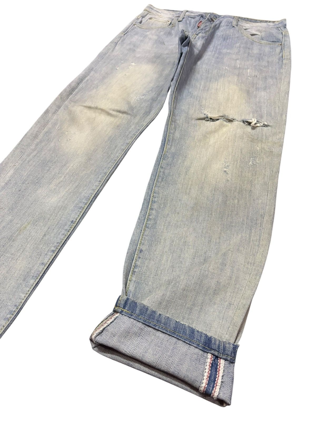 Dsquared2 Vtg Dsquared2 Selvedge Distressed Jeans Size US 32 / EU 48 - 5 Thumbnail