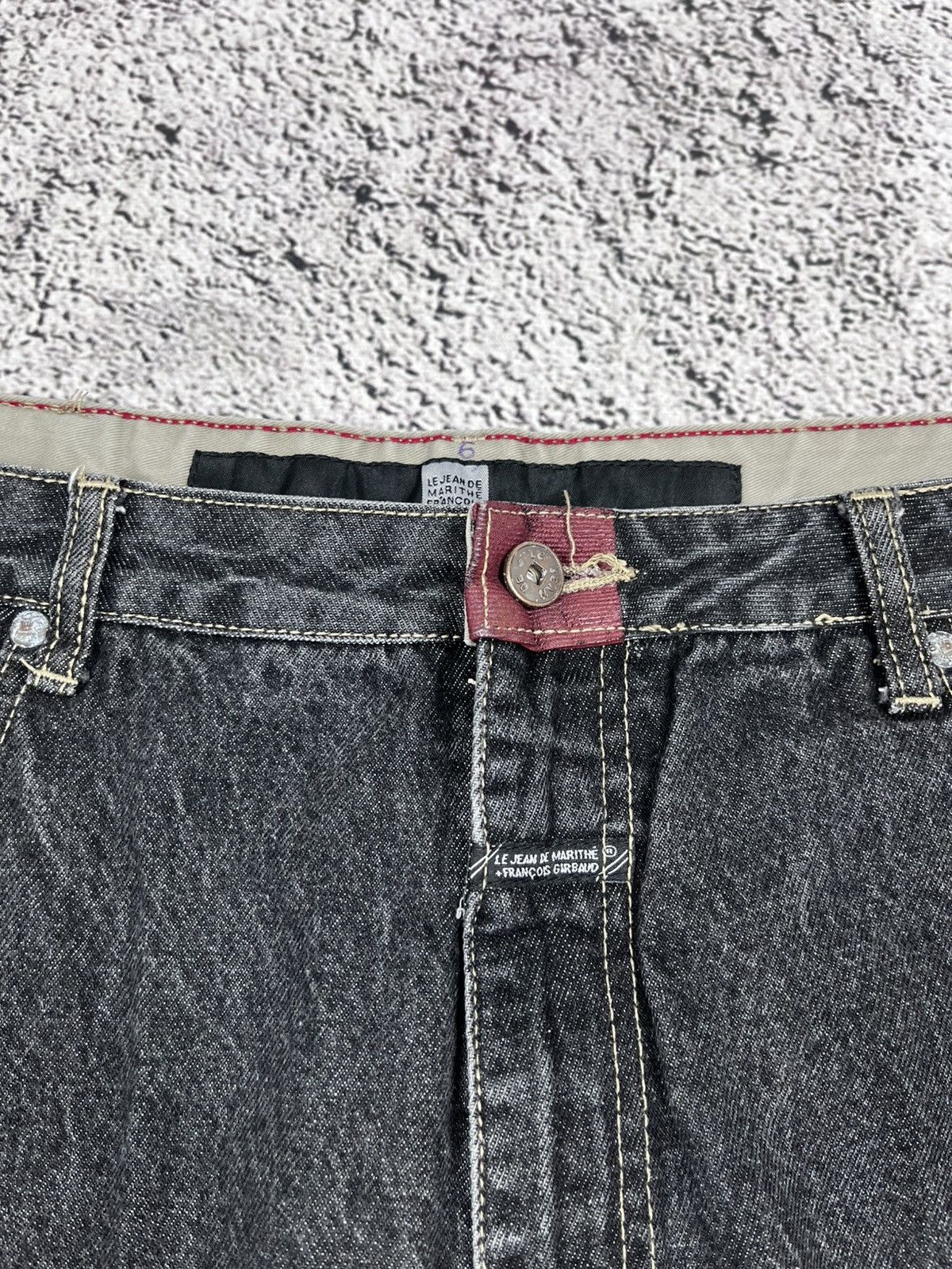 Marithe + Francois Girbaud Vintage 90s Marithe Francois Girbaud Baggy Shorts 38 Size US 38 / EU 54 - 5 Thumbnail