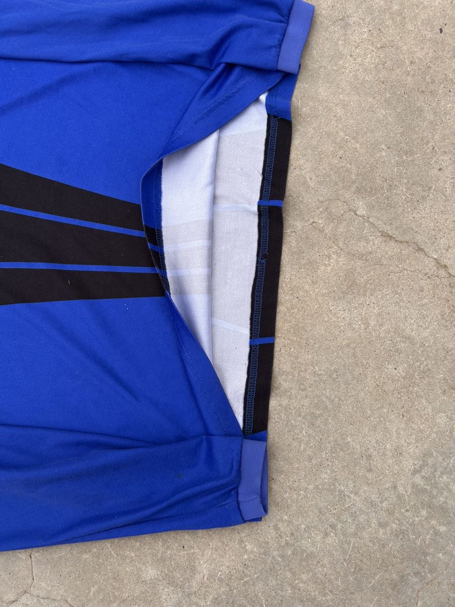 Adidas Y2k Blue Adidas Soccer Long Sleeve Jersey Size US S / EU 44-46 / 1 - 5 Thumbnail