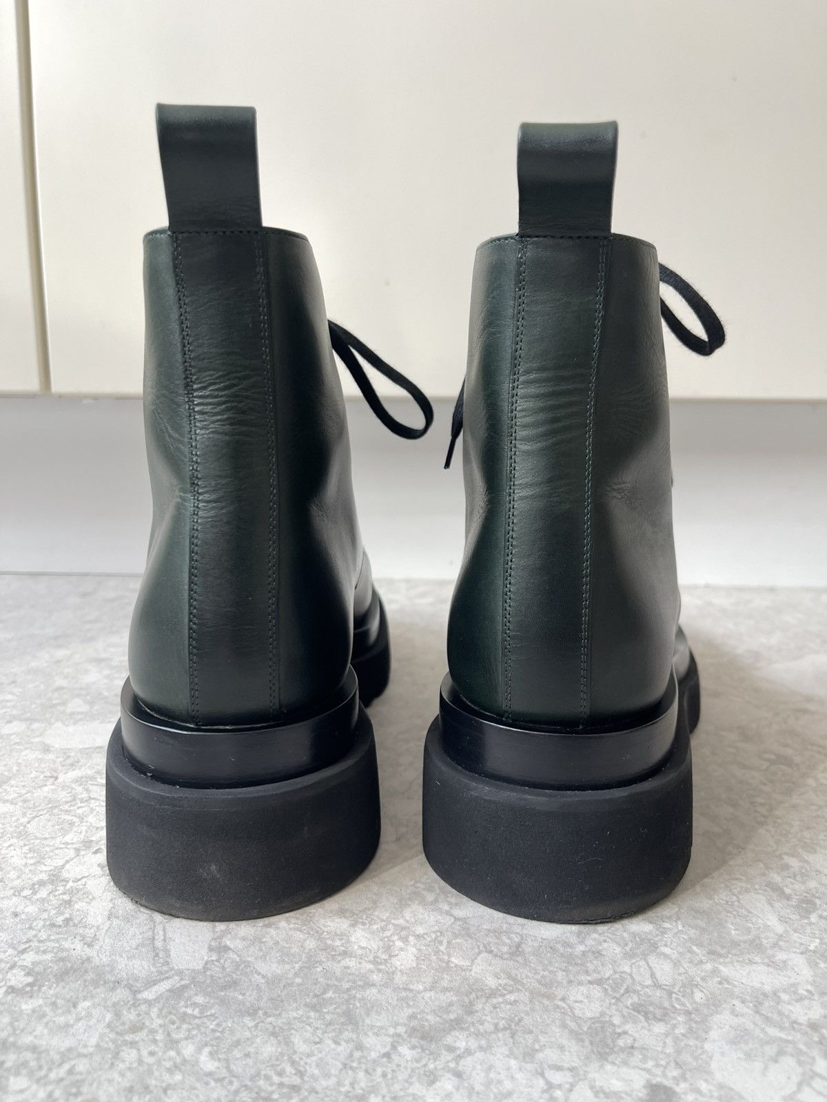 Bottega Veneta Lace Up Lug Boots Calf Skin Size US 11 / EU 44 - 3 Thumbnail