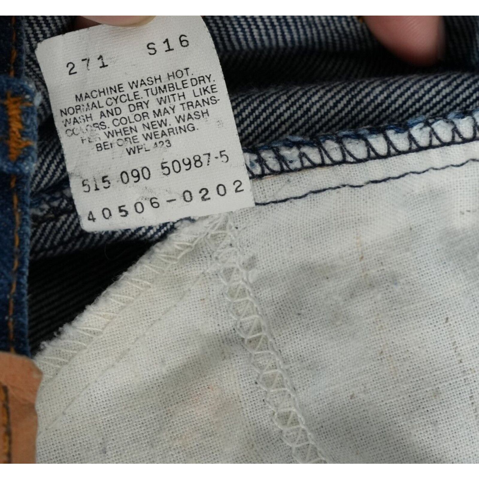 Levi's Vintage Levis Jeans 506 38x32 Orange Tab Straight Two Horses Size US 38 / EU 54 - 12 Thumbnail