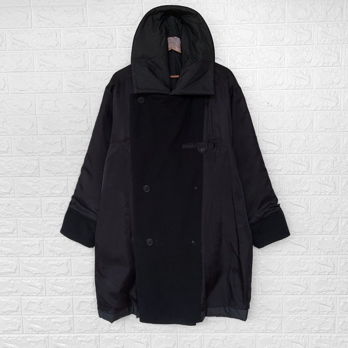 Issey Miyake Windcoat Nylon Reversible Long Jacket