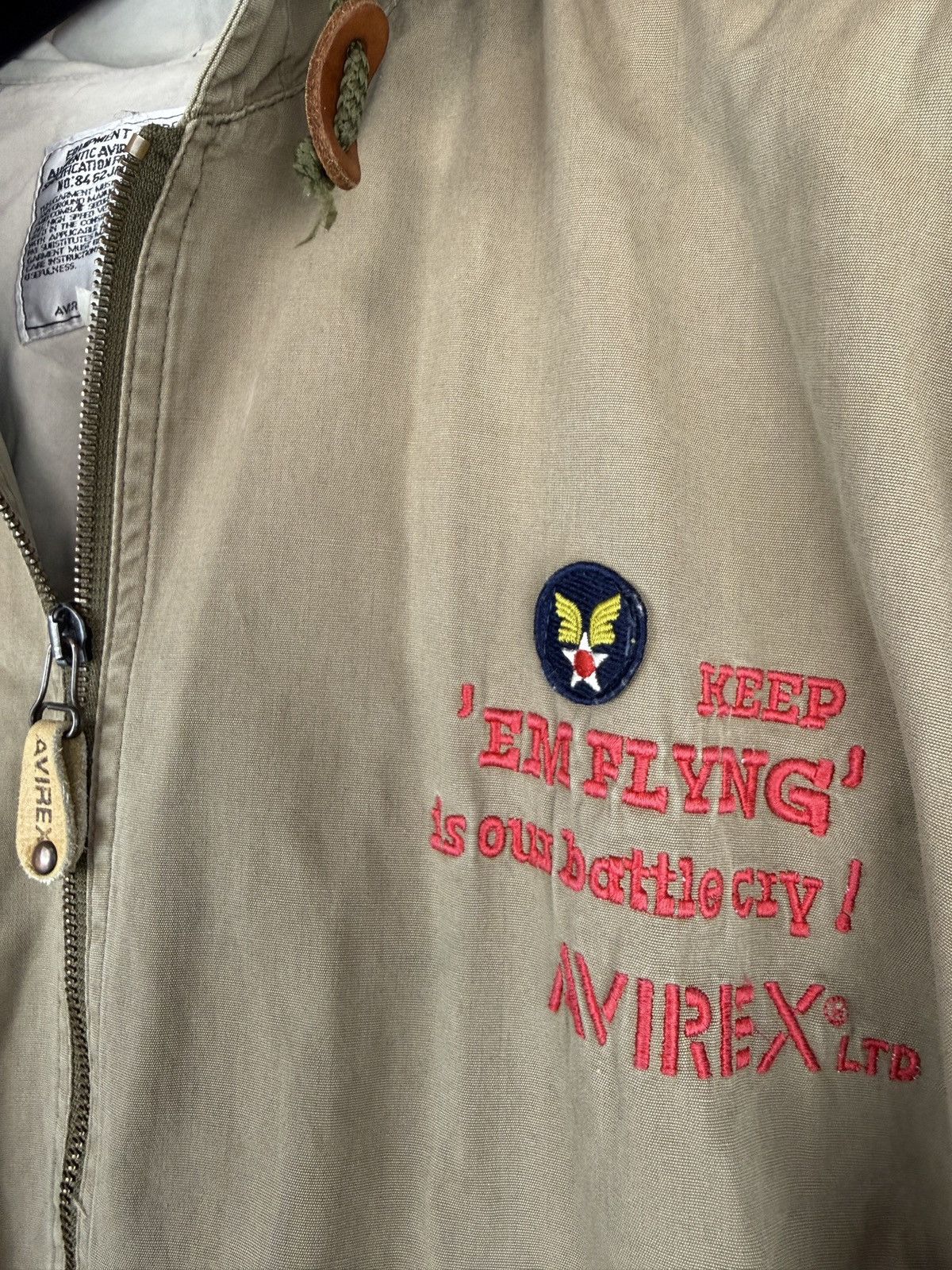 Avirex Beige Avirex vintage jacket with hood and zip closure Size US S / EU 44-46 / 1 - 4 Thumbnail