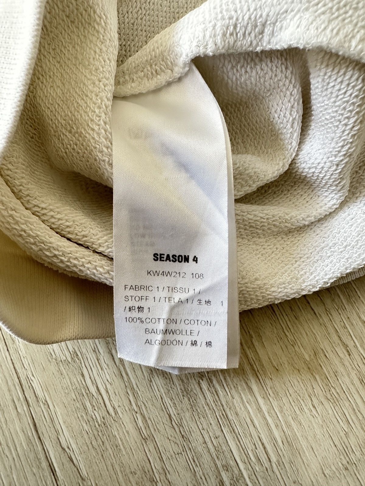 Yeezy YEEZY SEASON 4 SWEATER WHITE Size US S / EU 44-46 / 1 - 4 Thumbnail