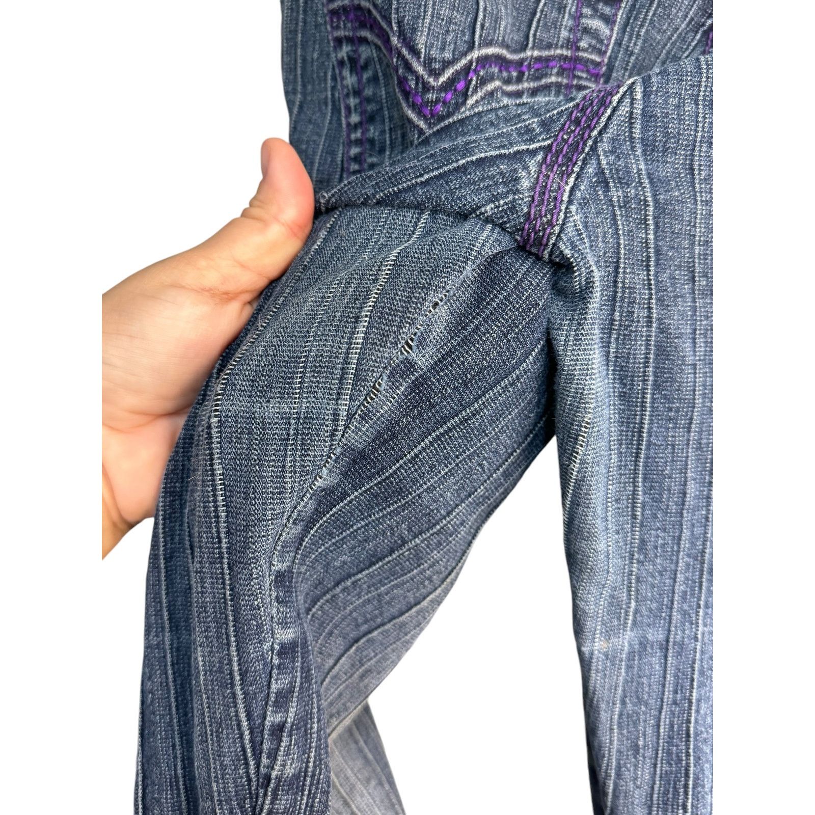 Vintage Y2K Flare Jeans Vintage streetwear Juniors size 11 Size 30" / US 8 / IT 44 - 2 Thumbnail