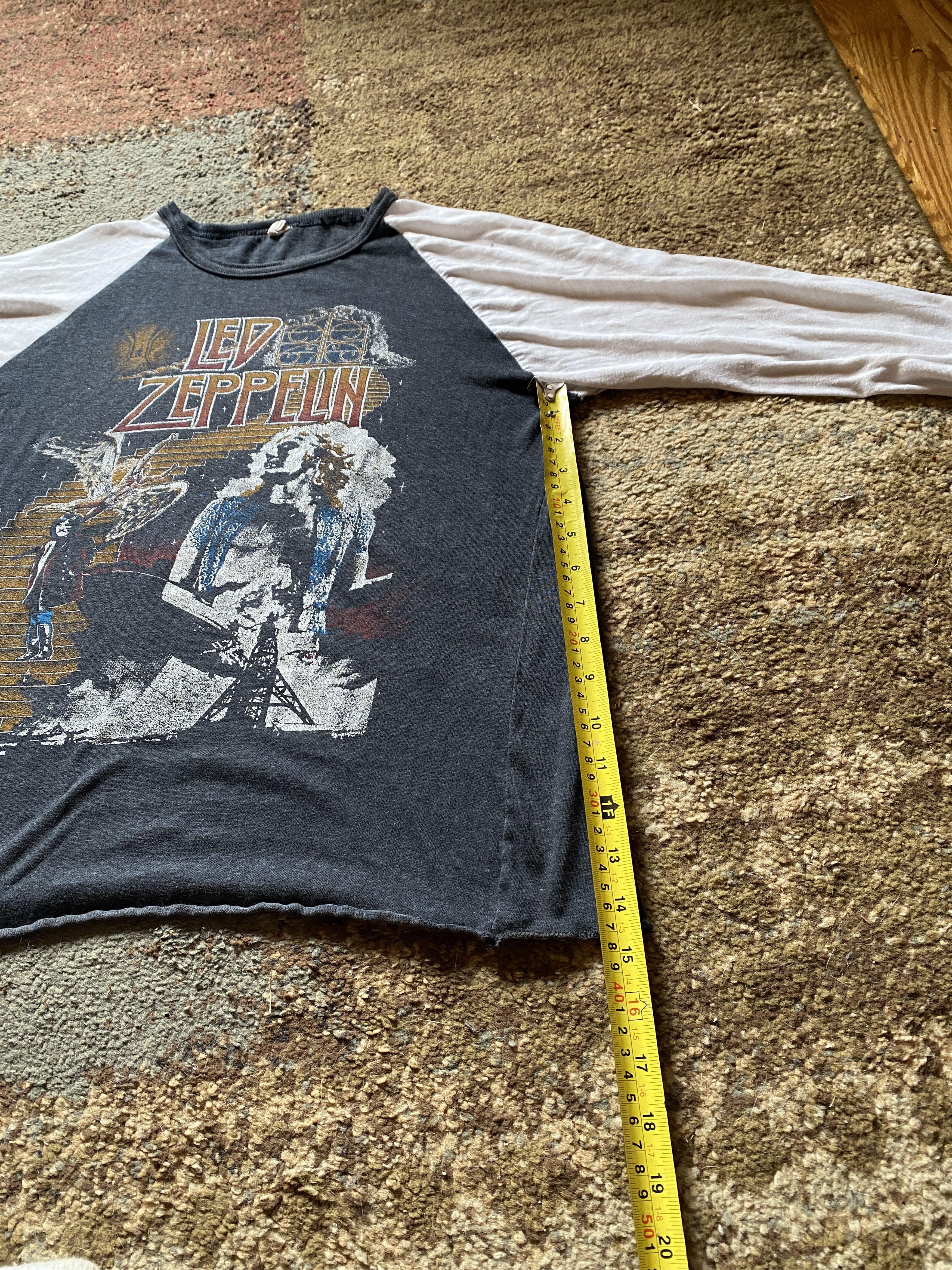 Led Zeppelin × Vintage TRUE Vintage 1977 Led Zeppelin Stairway To Heaven T Shirt Size US M / EU 48-50 / 2 - 11 Thumbnail