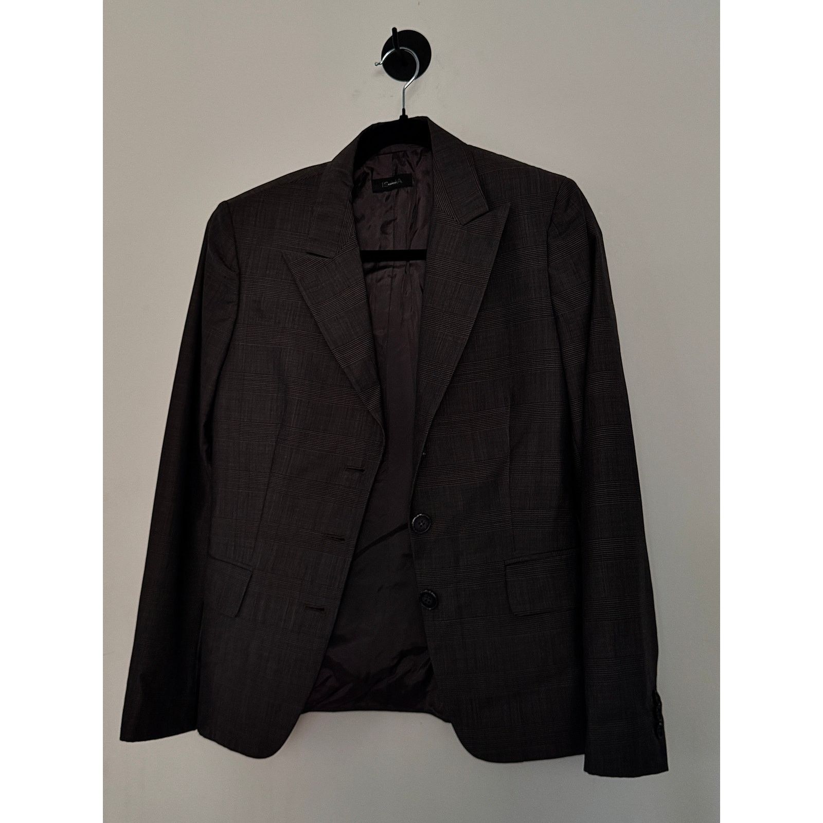 Isaia Napolii ISAIA NAPOLI Wool Blazer and Skirt Brown Classic Greige Size XXL / US 16-18 / IT 52-54 - 1 Thumbnail