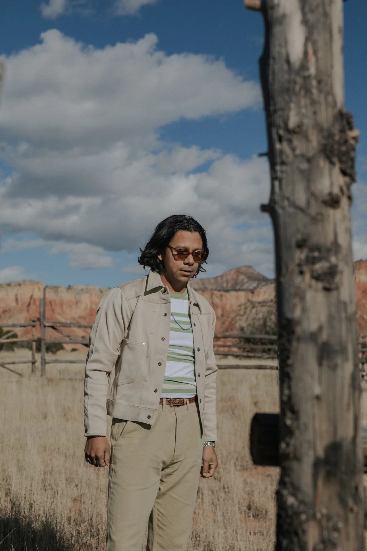 WYTHE 💚 Wythe Bedford Cord Ranch Jacket Off White USA Medium NEW Size US M / EU 48-50 / 2 - 3 Thumbnail