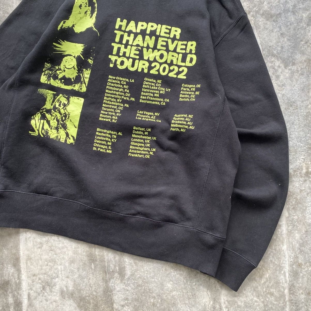 Billie Eilish Billie Eilish Happier Than Ever Hoodie (XL) Size US XL / EU 56 / 4 - 7 Thumbnail