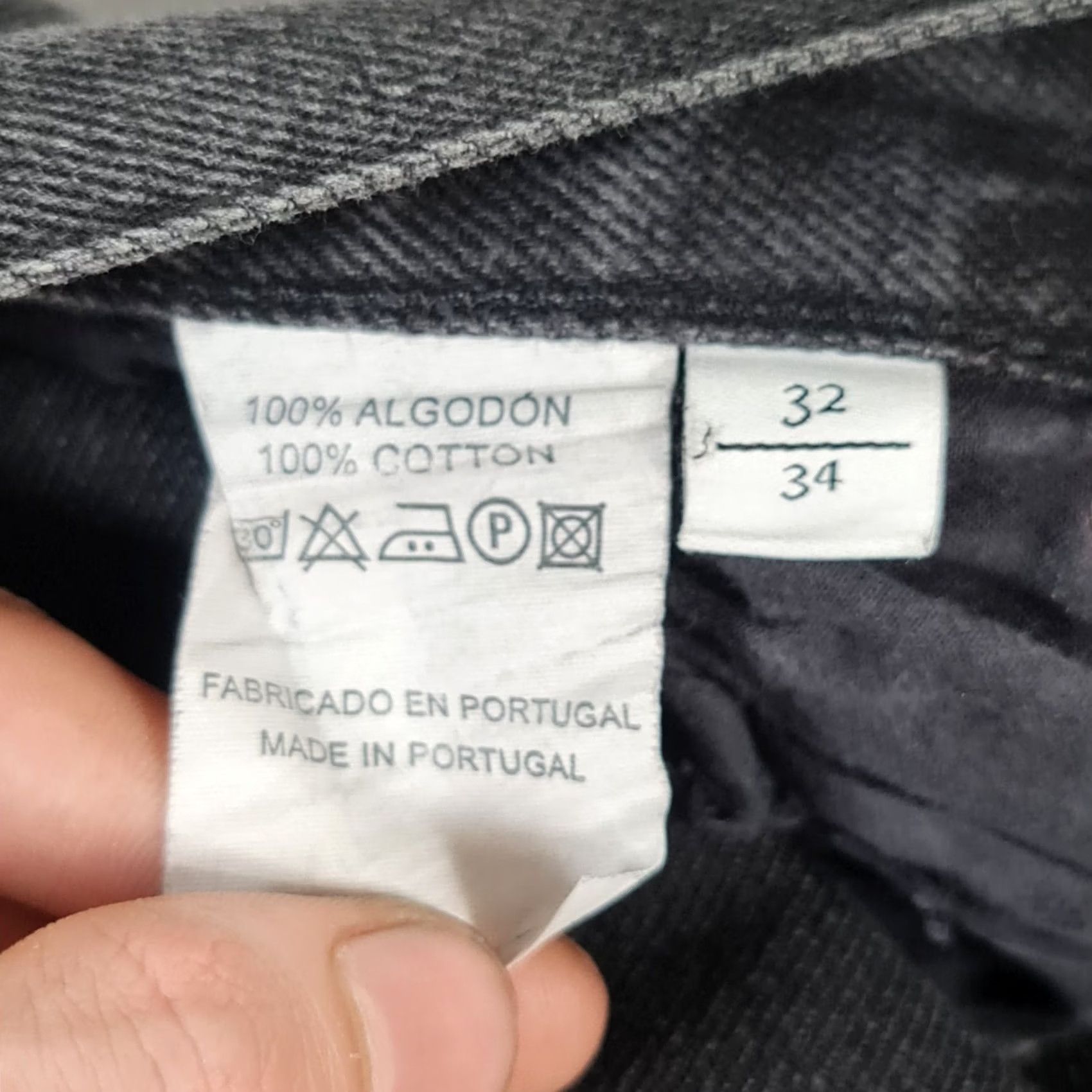 CMMN SWDN CMMN SWDN Mens Denim Shorts Grey W32 Cotton Summer Bermuda Slim 5-Pocket Design Button Fly Casual Men Size US 32 / EU 48 - 6 Thumbnail