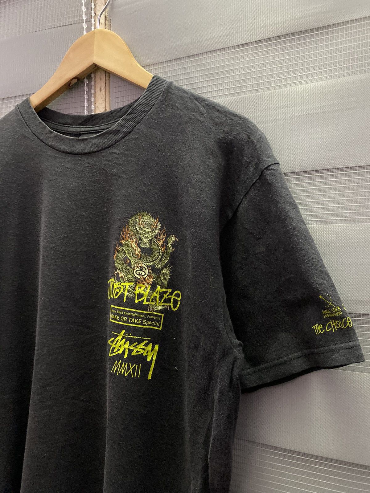 Stussy Vintage Stussy Dragon X Magic Stick X Just Blaze Backhit Tee Size US M / EU 48-50 / 2 - 8 Thumbnail