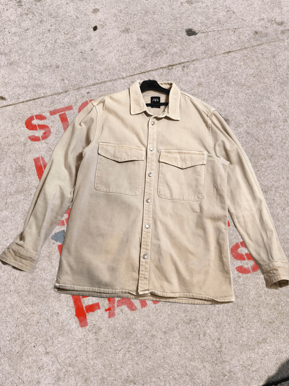 Zara Zara streetwear denim jacket shirt Size US XL / EU 56 / 4 - 1 Thumbnail