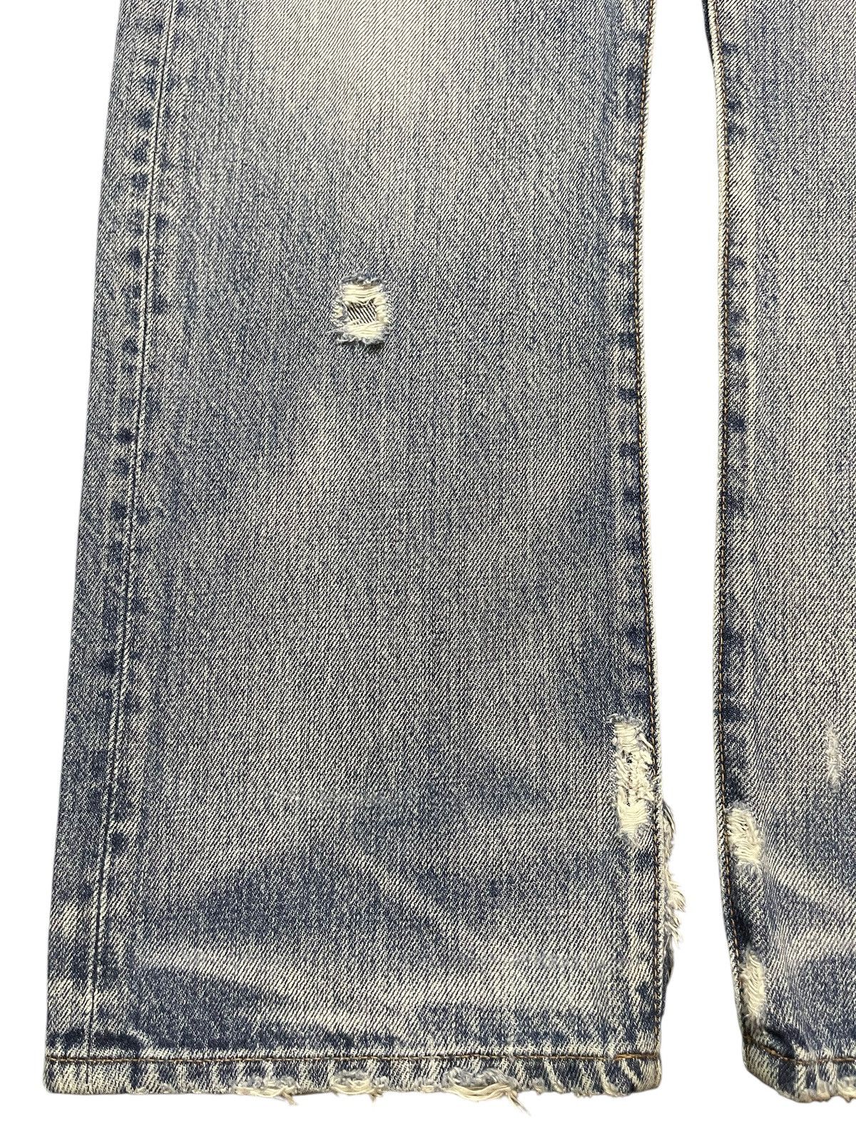 Kapital Vintage Japanese Brand Blue Faded Wash Distressed Jeans Size US 30 / EU 46 - 7 Thumbnail