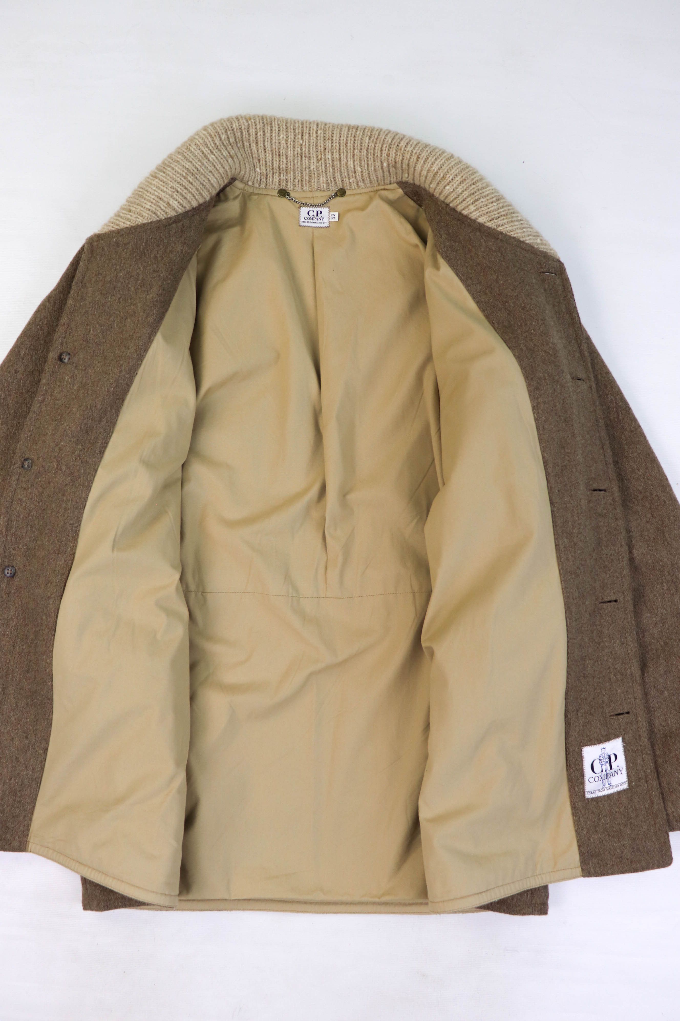 C.P. Company C.P. Company Massimo Osti 90s Vintage 1993 Wool Hunting Coat Size US L / EU 52-54 / 3 - 15 Thumbnail