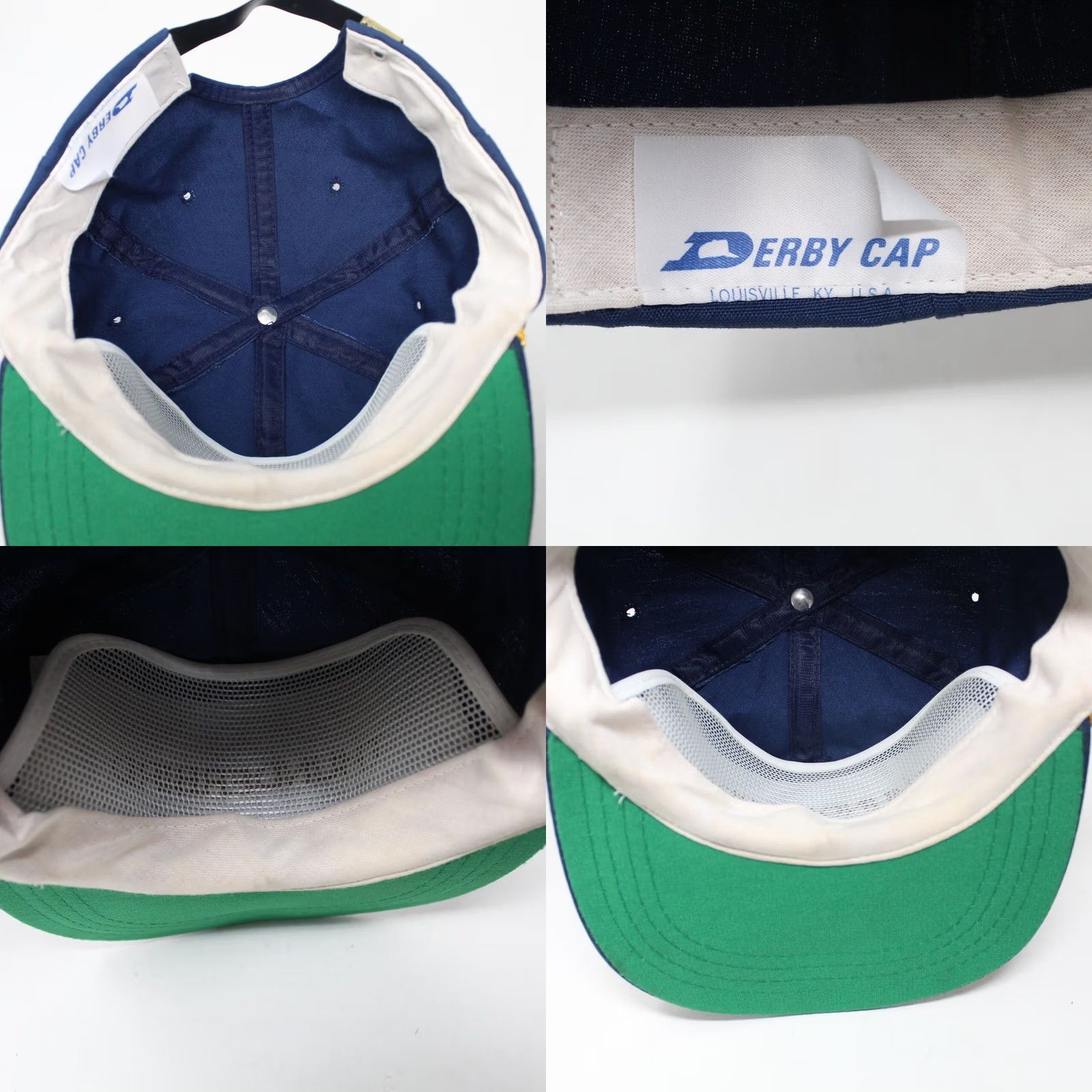 Vintage Vintage Derby Air Force Hat - Adult Blue Adjustable - Brand USAF - Cotton Knit - Good Condition - Next Day Shipping Size ONE SIZE - 8 Thumbnail
