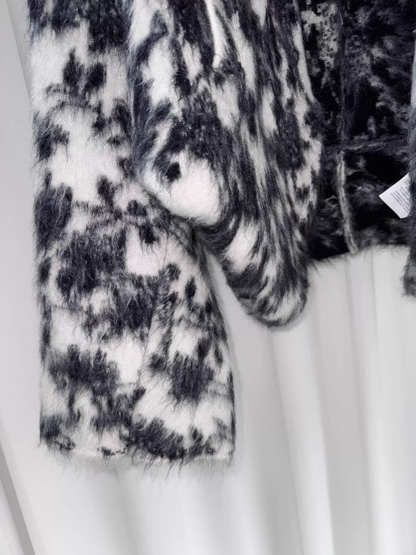 Saint Laurent Paris SLP 22SS Batwing Printed Cardigan Jacket Mohair-Wool Unisex Size US XS / EU 42 / 0 - 5 Thumbnail