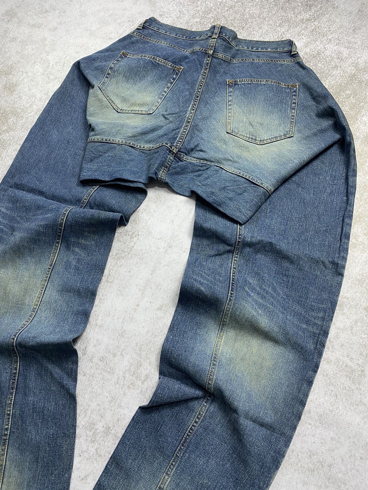 Japanese Brand × Maison MIHARA YASUHIRO 2000s Miharayasuhiro mud washed wide leg pants Size US 33 - 3 Thumbnail