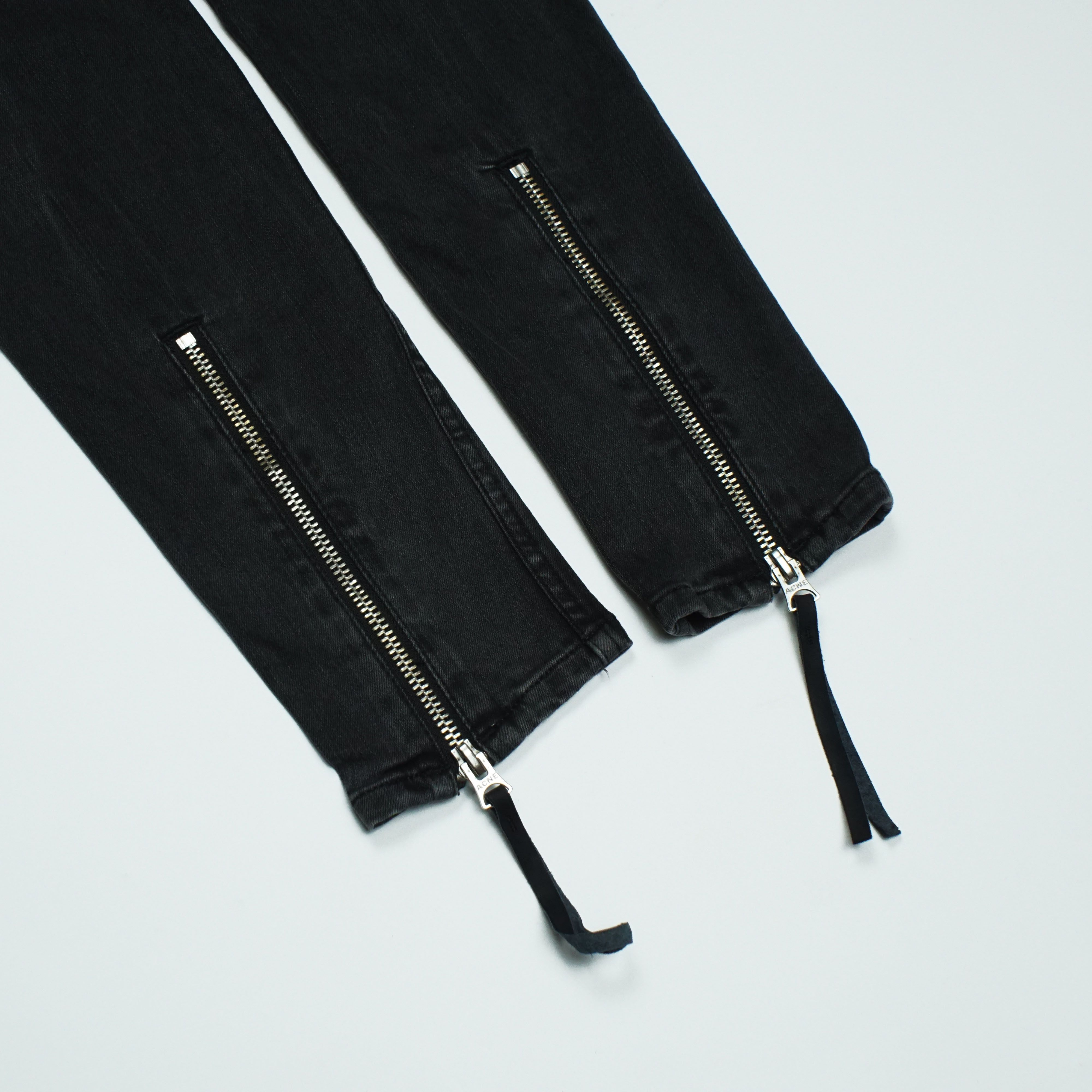 Acne Studios *NoTariff Acne Studios Skinny Zipper Leg Pants Size 25" / US 0 / IT 36 - 2 Thumbnail