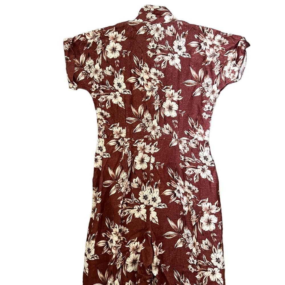 Beach Riot BEACH RIOT Jill Jumpsuit in Mauve Floral Size Large Size 36" / US 14 / IT 50 - 8 Thumbnail