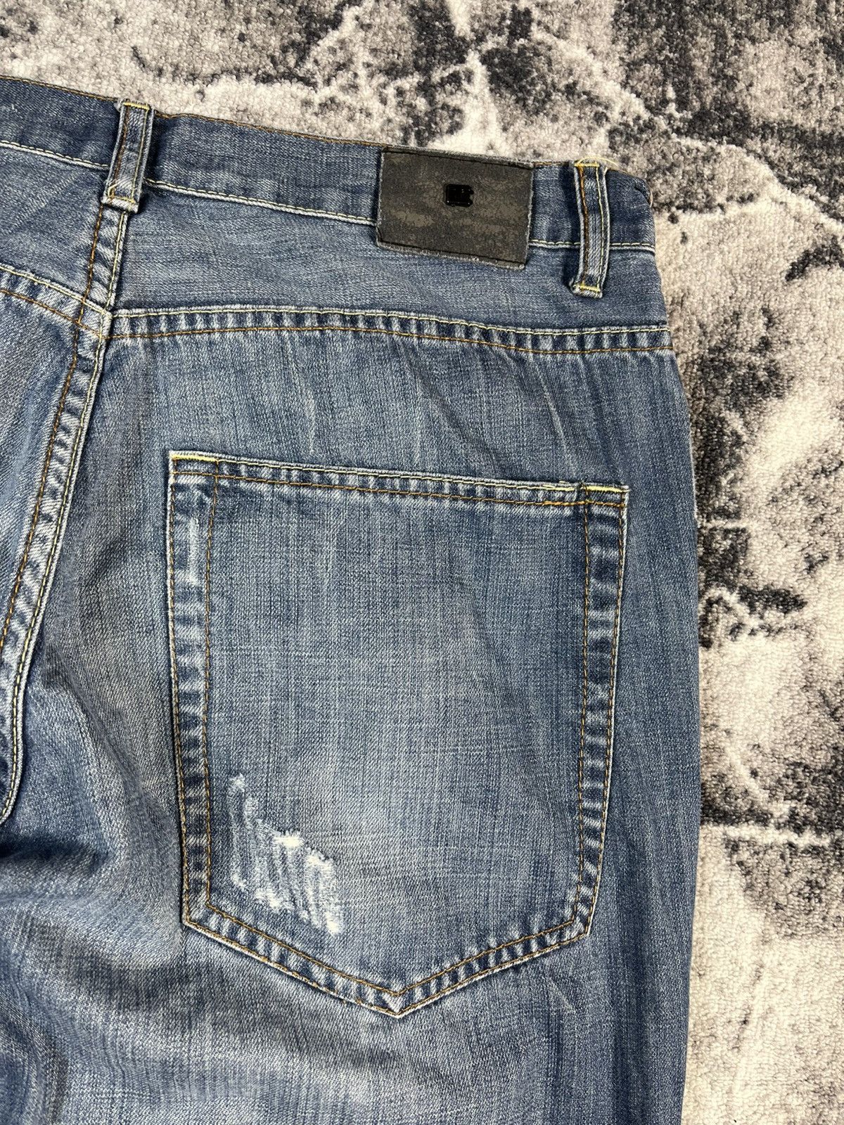 Other Ted Lapidus Jeans Distressed Fade Denim W36 Fit Size US 36 / EU 52 - 16 Thumbnail