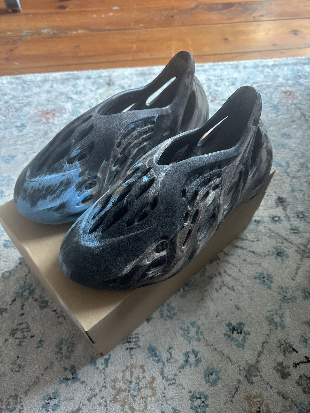 image of Kanye West x Yeezy Season Yeezy Foam Runner Mx Cinder Shoes in Black, Men's (Size 12)